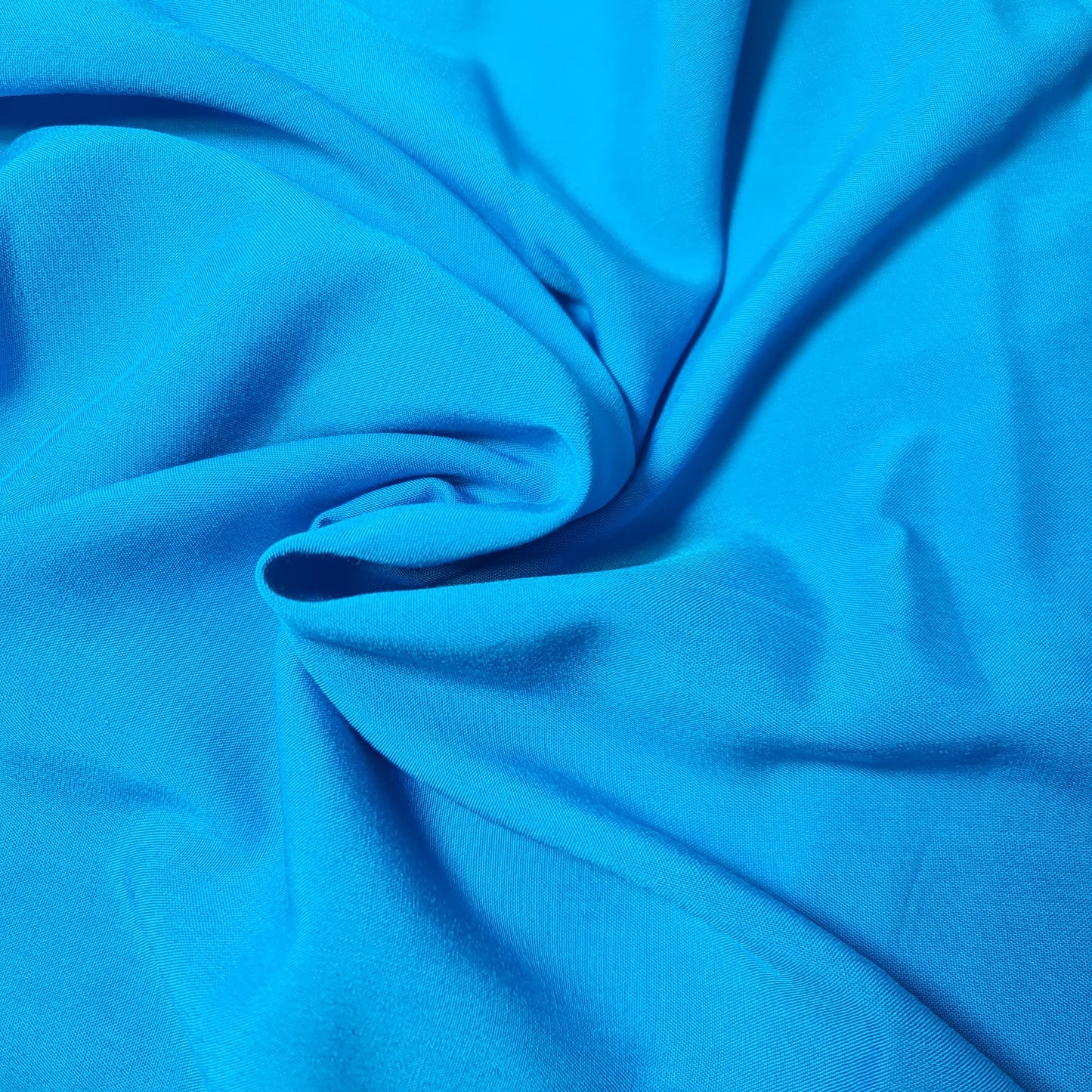 AIRFORCE BLUE PLAIN VISCOSE CHALLIS FABRIC SOFT NON STRETCH DRESS CRAFT MATERIAL 58" BY METER