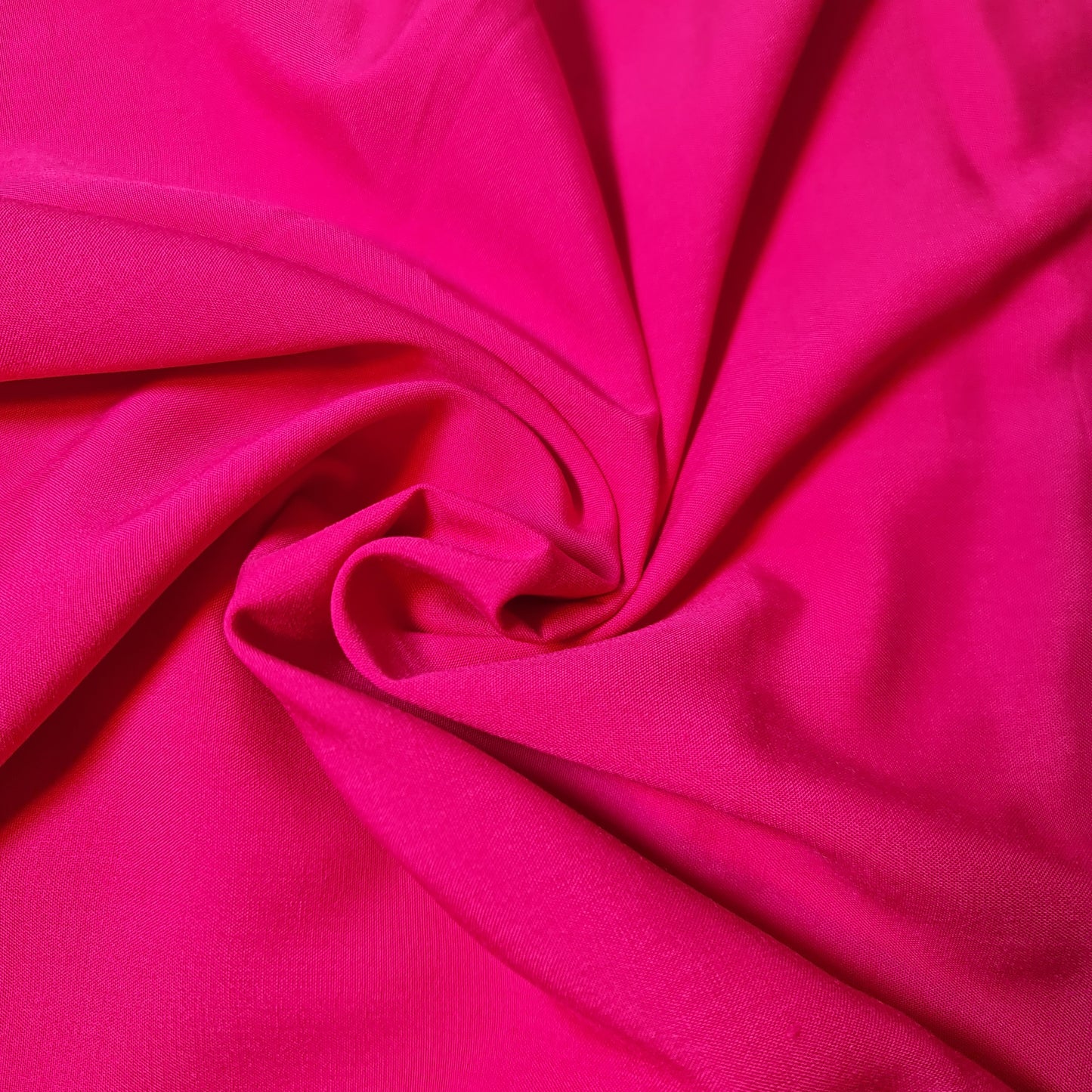 CERISE PLAIN VISCOSE CHALLIS FABRIC SOFT NON STRETCH DRESS CRAFT MATERIAL 58" BY METER