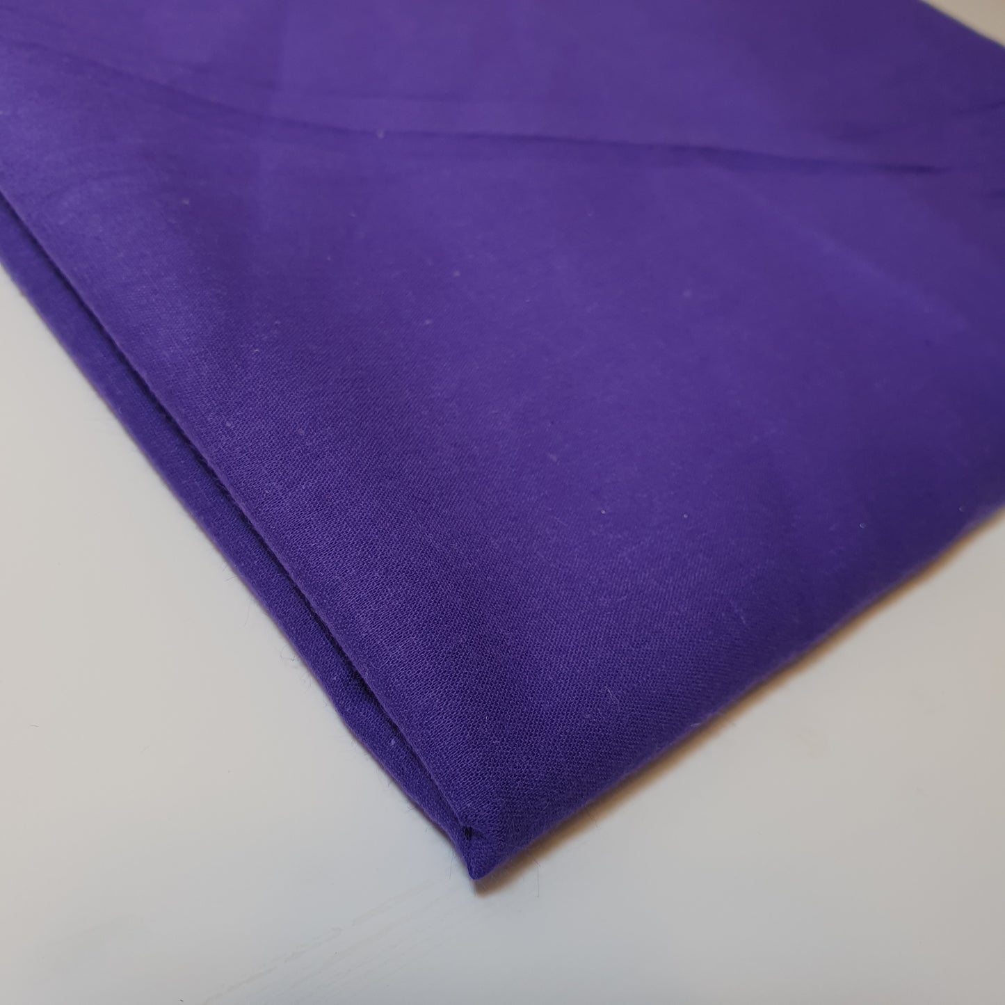 Purple Plain 100% Cotton Fabric for Craft Dressmaking Lining Quilting Material By The Meter