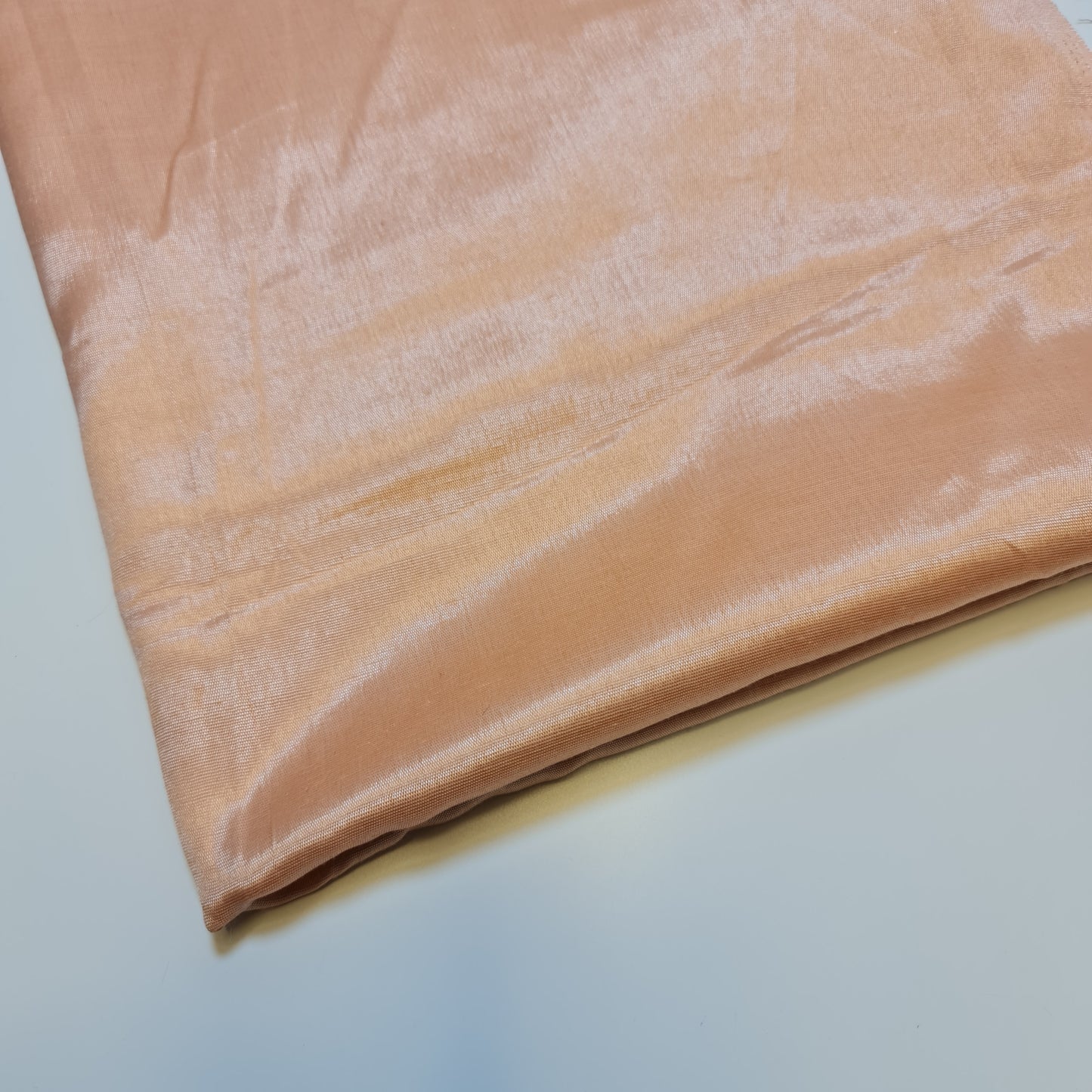 Peach Plain Shantung Shantoon Lining Fabric Dress Craft Costume Material 44" By The Meter