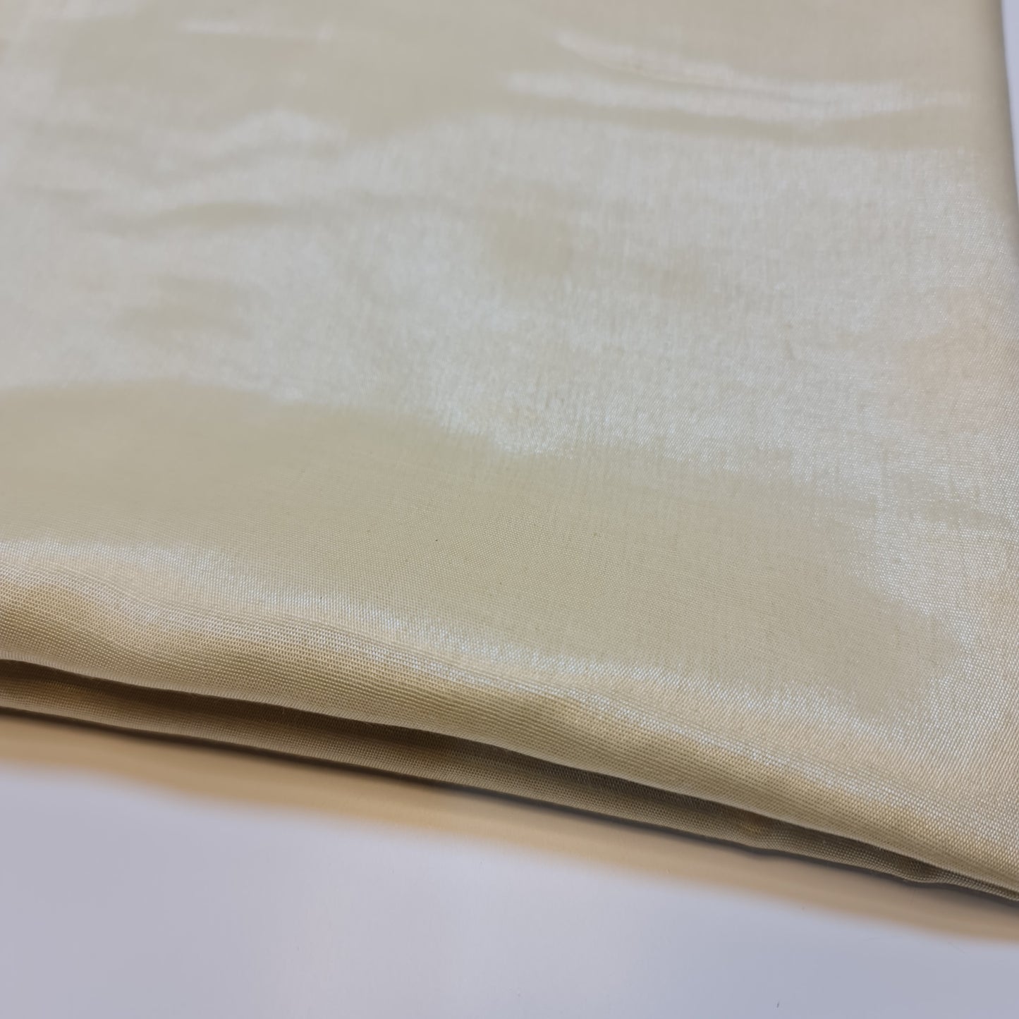 Cream Plain Shantung Shantoon Lining Fabric Dress Craft Costume Material 44" By The Meter