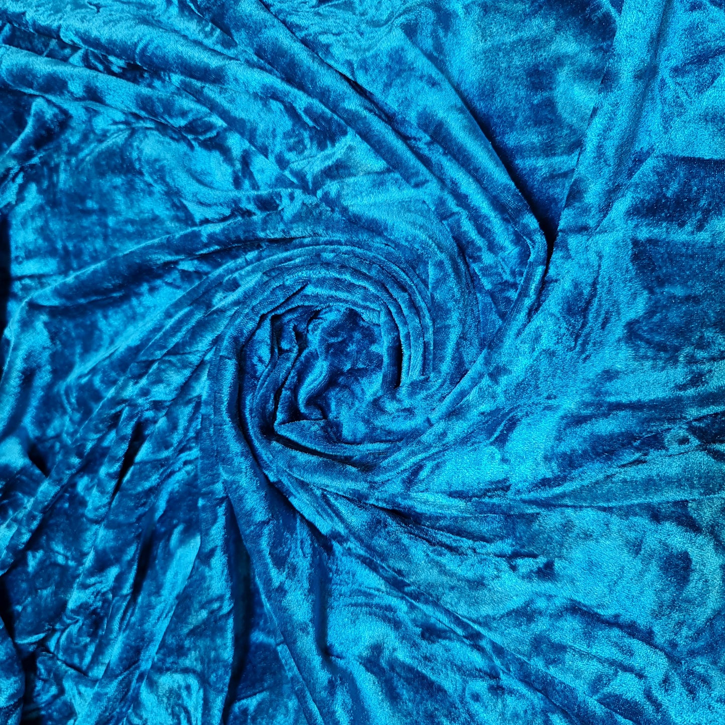Türkis Premium Pannesamt Stoff Material Stretch Velours 58" / 150cm breit pro Meter