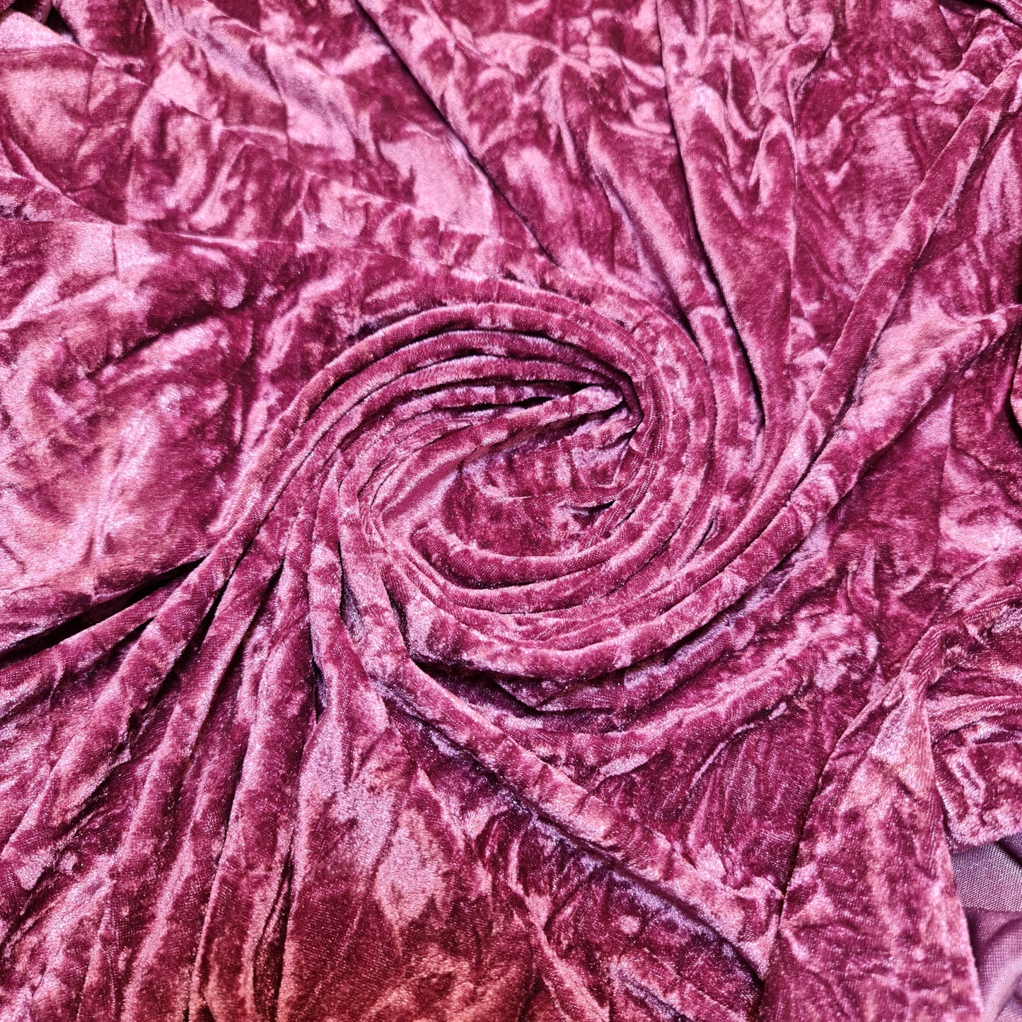 Mauve Premium Pannesamt Stoff Material Stretch Velours 58" / 150cm breit pro Meter