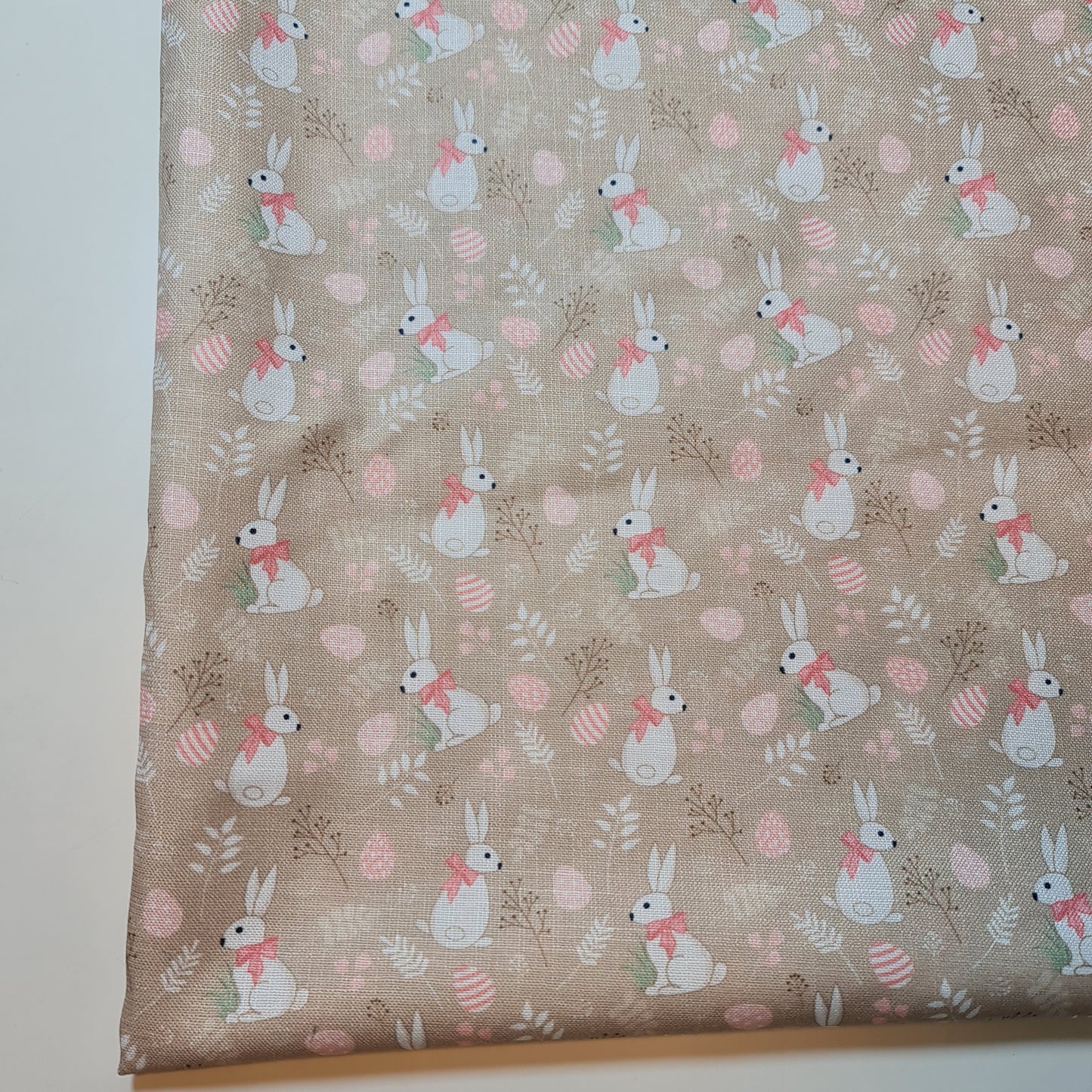 Easter Bunny Rabbit Print Polycotton Fabric 58" Dress Craft Quilting Costume Material By The Meter