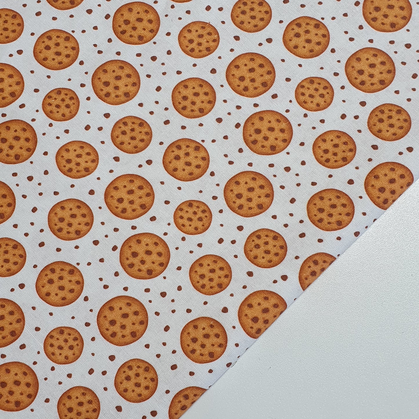 Chocolate Chip Cookie 100% Cotton fabric Sweets Fruits, Treats & Macarons 44” wide perfect for Quilting, Crafts, Kidswear