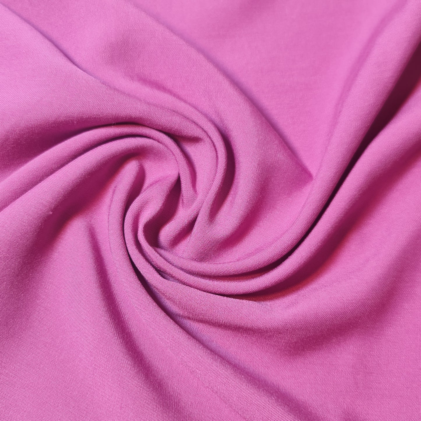 MAGENTA PLAIN VISCOSE CHALLIS FABRIC SOFT NON STRETCH DRESS CRAFT MATERIAL 58" BY METER