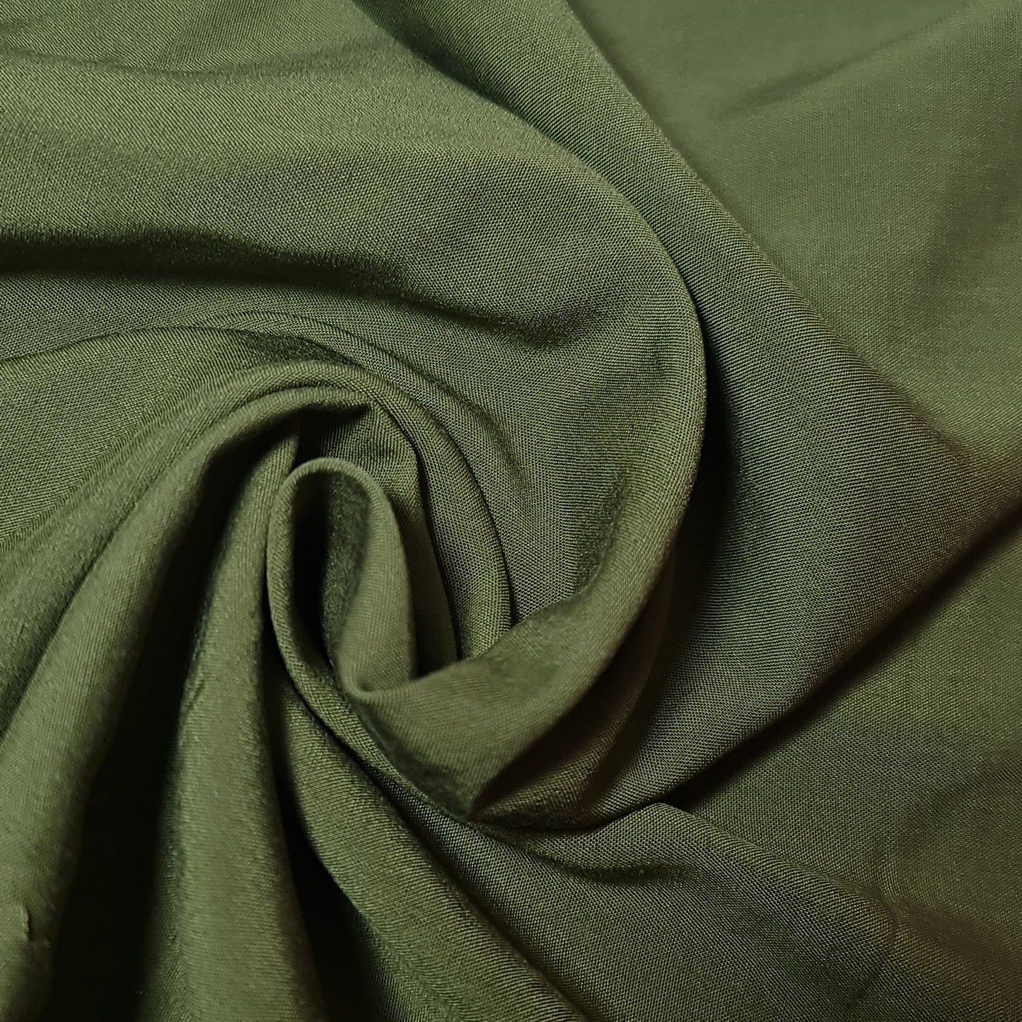 KHAKI PLAIN VISCOSE CHALLIS FABRIC SOFT NON STRETCH DRESS CRAFT MATERIAL 58" BY METER
