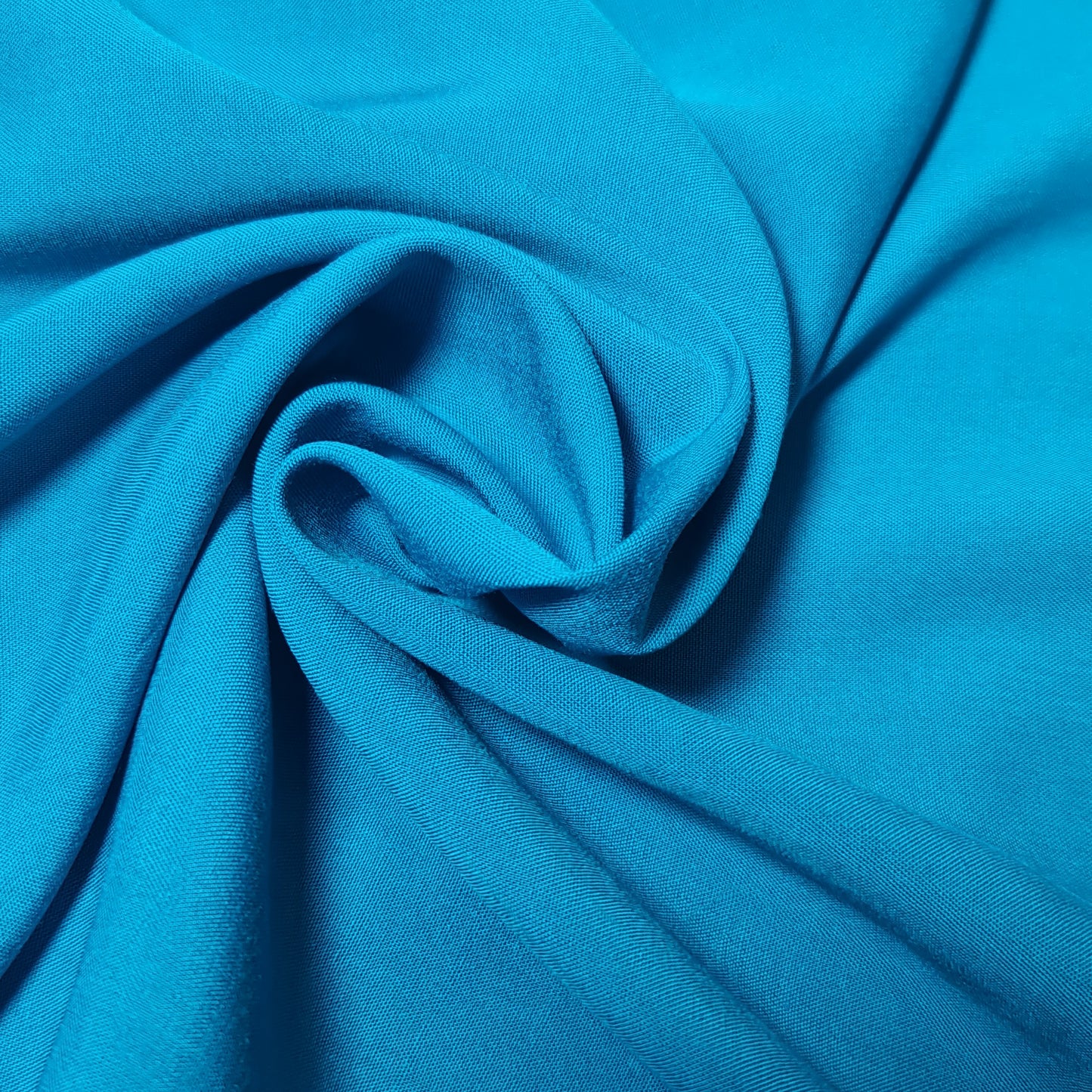 TEAL PLAIN VISCOSE CHALLIS FABRIC SOFT NON STRETCH DRESS CRAFT MATERIAL 58" BY METER