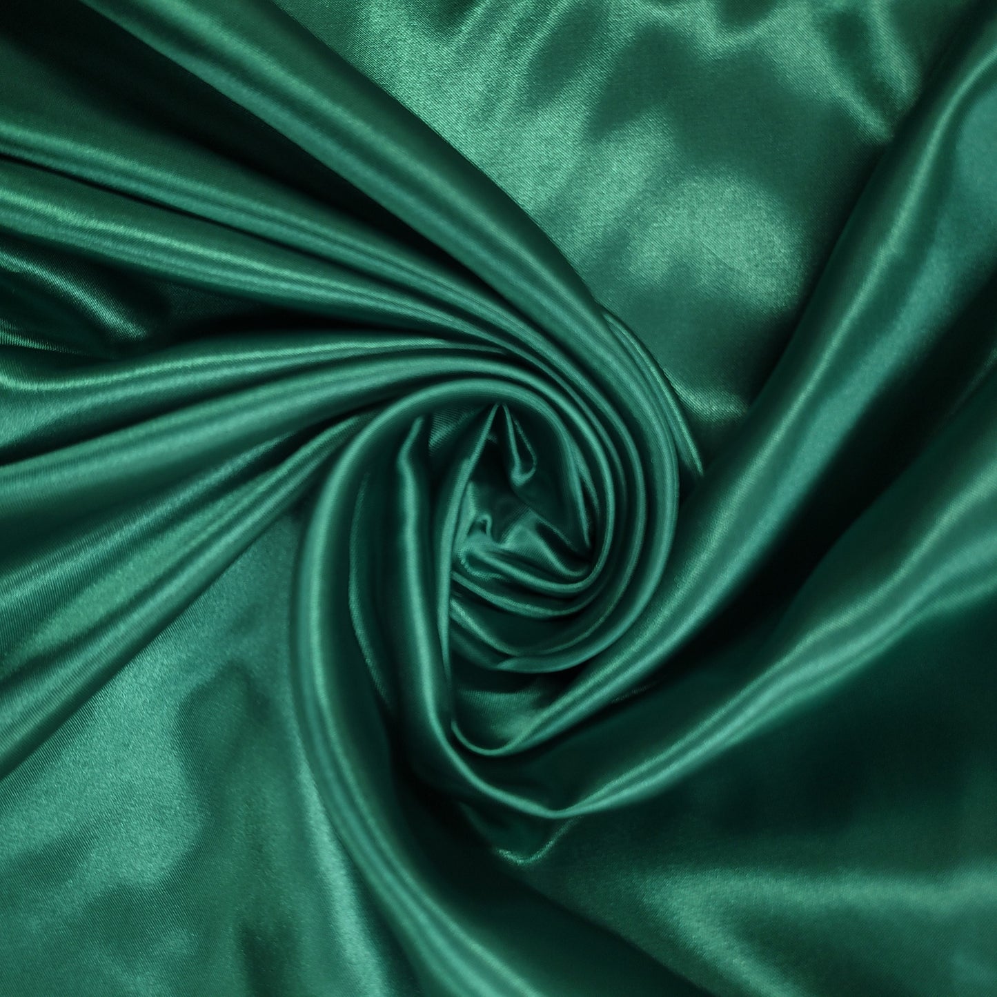 Bottle Green Plain Silky Satin Fabric Dress Craft Wedding Costume Lining Material 58" -By The Meter