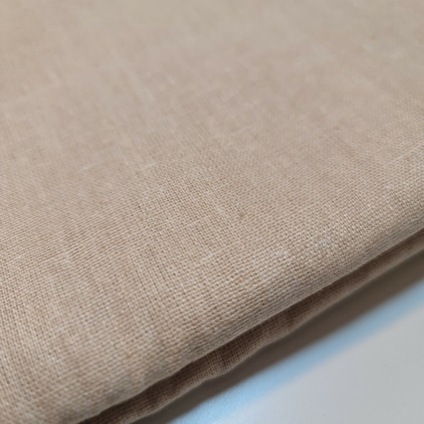 Beige 100% Cotton Calico Canvas Fabric Natural Craft Costume Dress Patchwork Material 58" By Meter