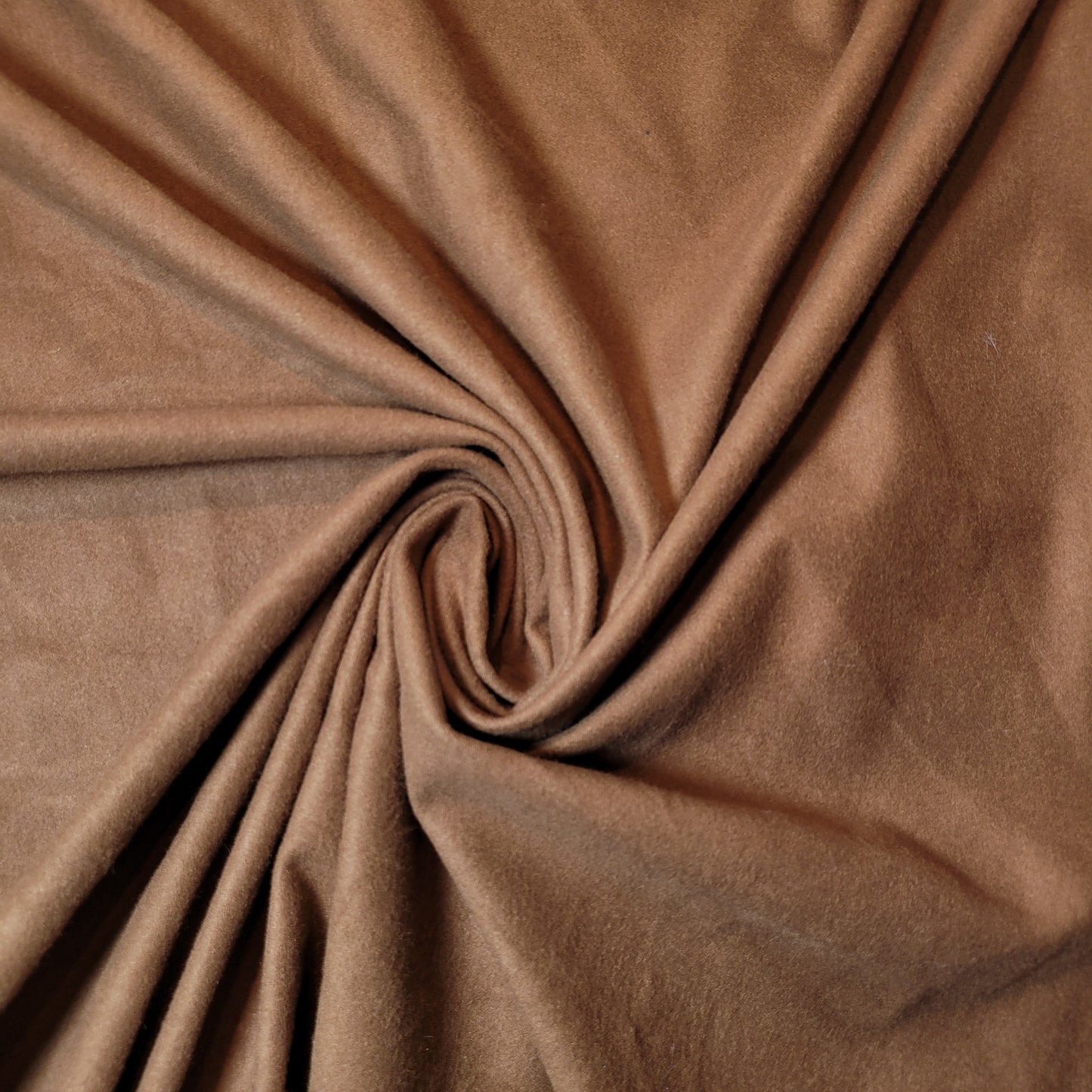 Brown Suede Brushed Jersey Dress Craft Costume Material 58" By The Meter