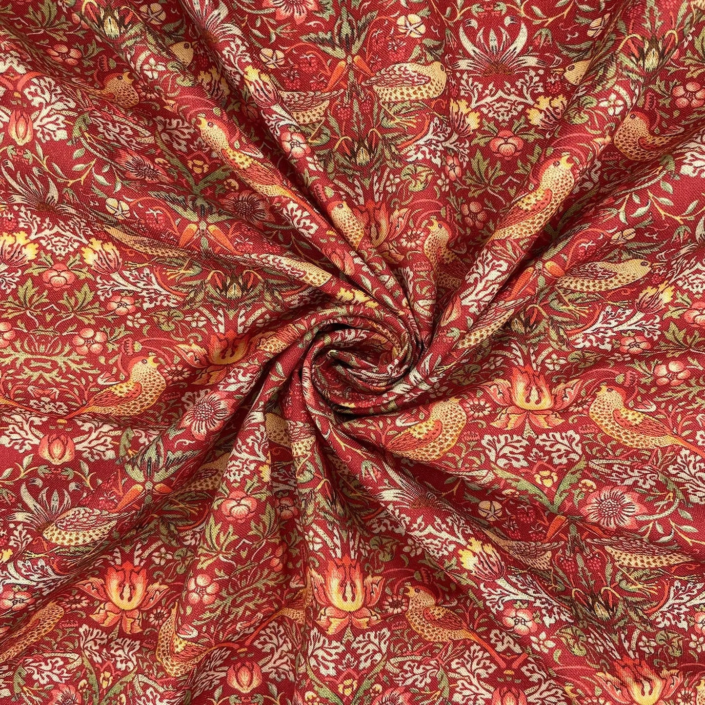 William Morris Digital Printed 100% Cotton Fabric | Classic Arts & Crafts Designs 150gsm 55" (140cm) Wide – Sold by the Meter