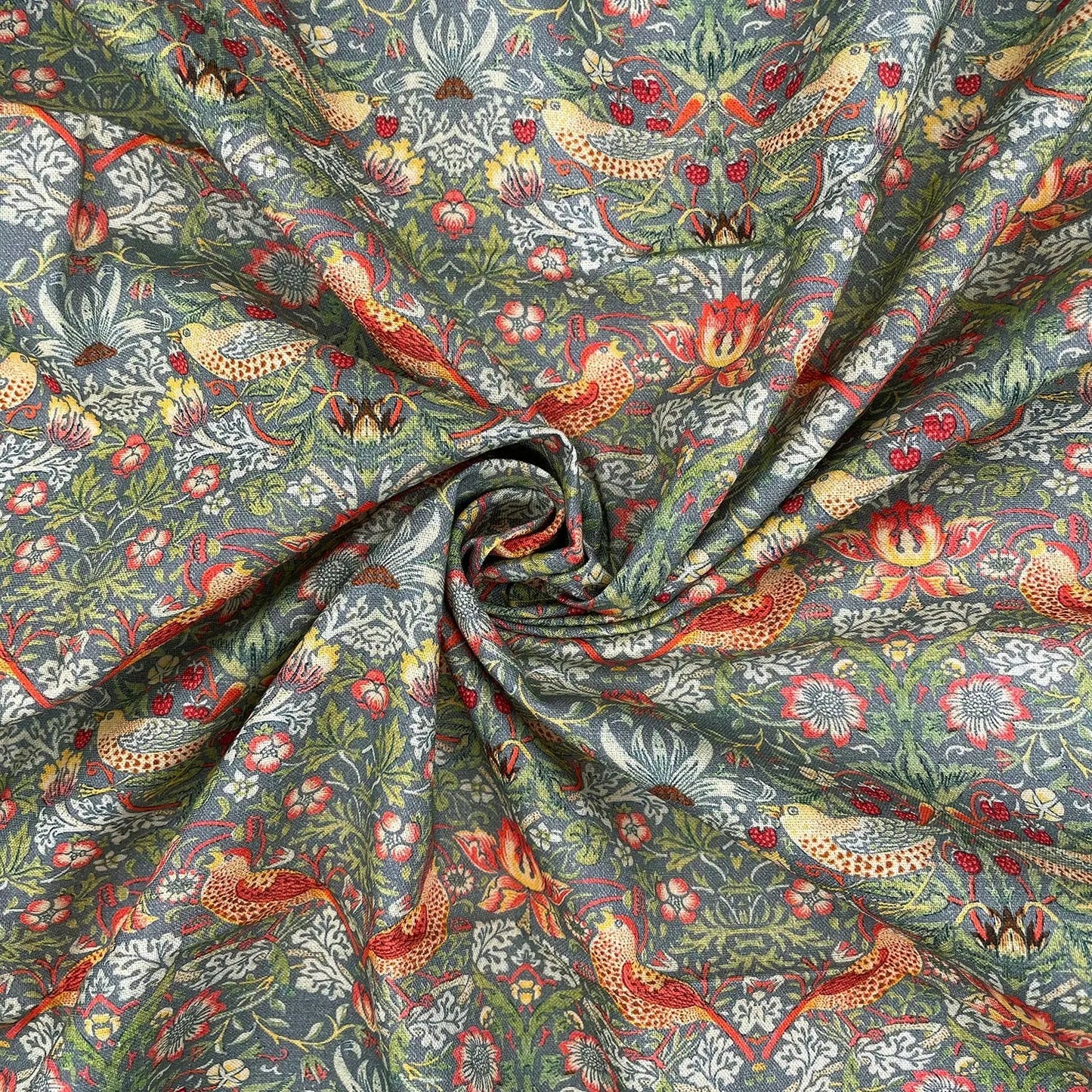 William Morris Digital Printed 100% Cotton Fabric | Classic Arts & Crafts Designs 150gsm 55" (140cm) Wide – Sold by the Meter