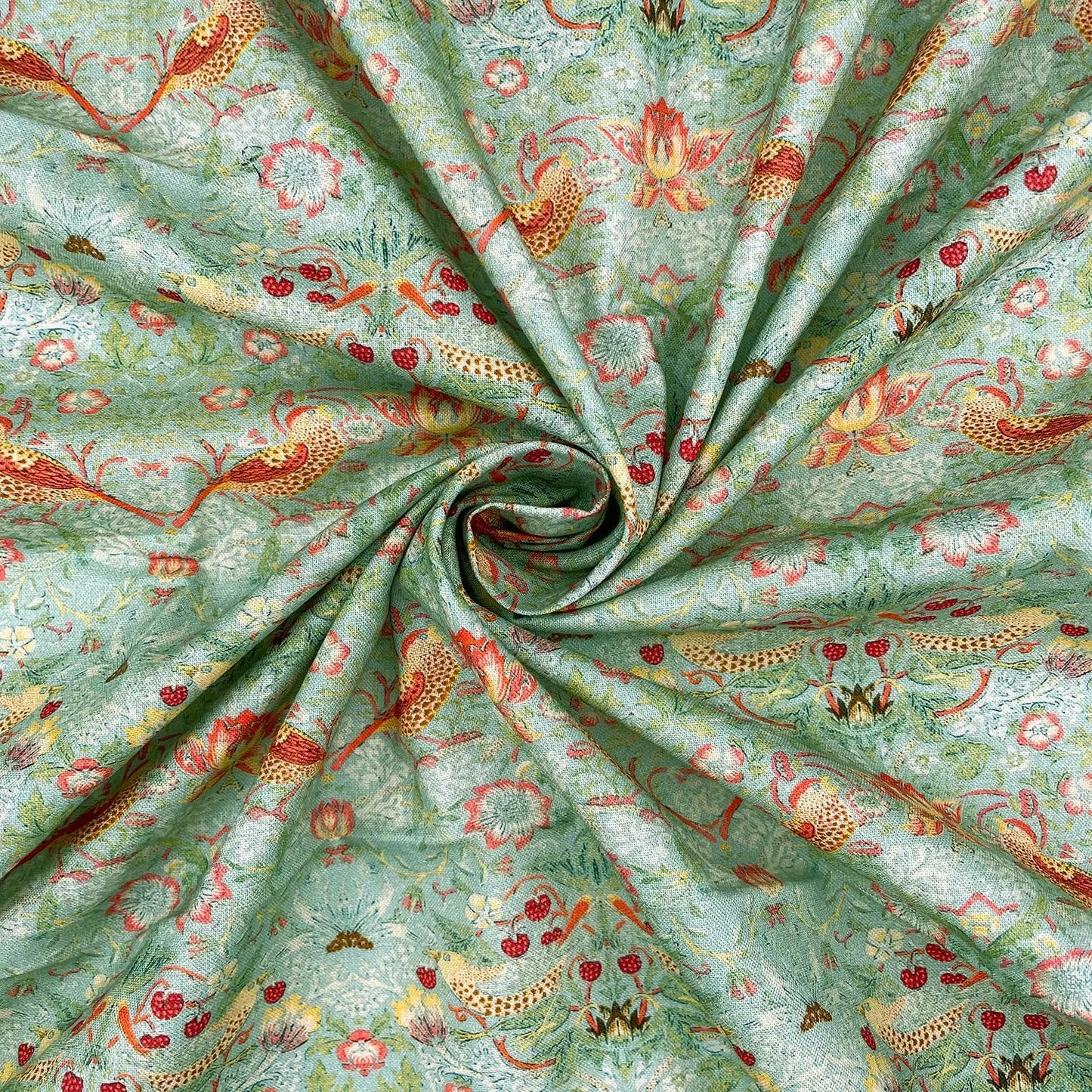 William Morris Digital Printed 100% Cotton Fabric | Classic Arts & Crafts Designs 150gsm 55" (140cm) Wide – Sold by the Meter