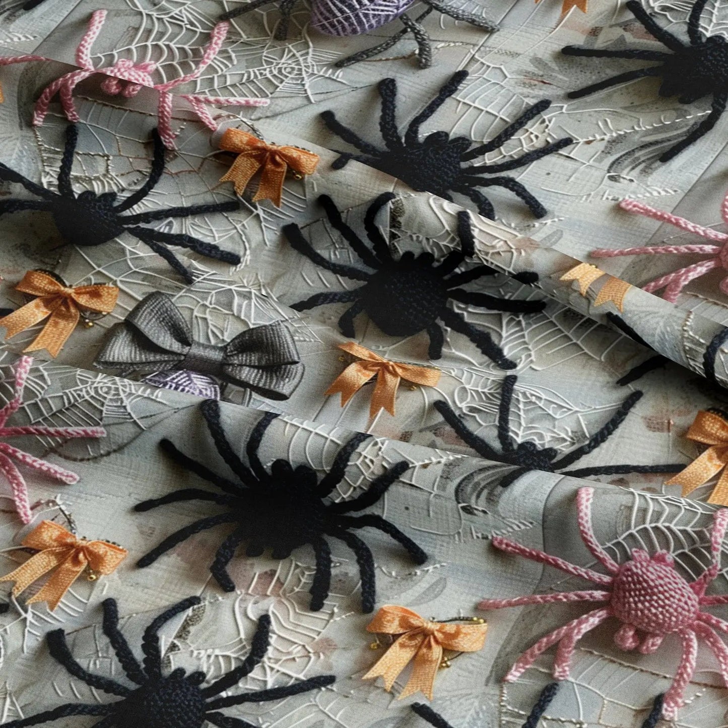 100% Cotton 3D Embroidered & Textured Print Fabric | Soft Lightweight Dressmaking Cotton 55" (140cm) Wide Craft & Sewing Material – Sold by the Meter