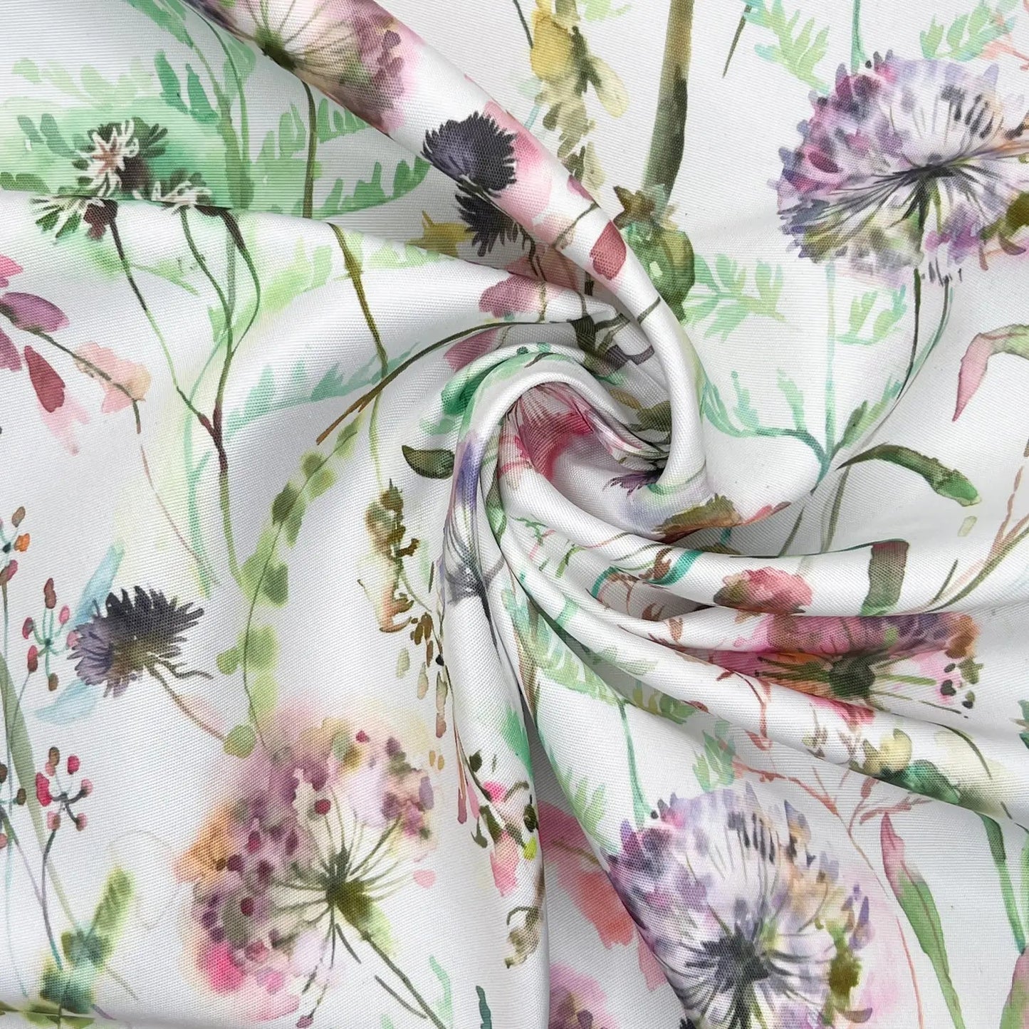 Floral Water Repellent Outdoor Fabric | 59" (150cm) Wide 270gsm UV Resistant PU Coated – Sold by the Meter