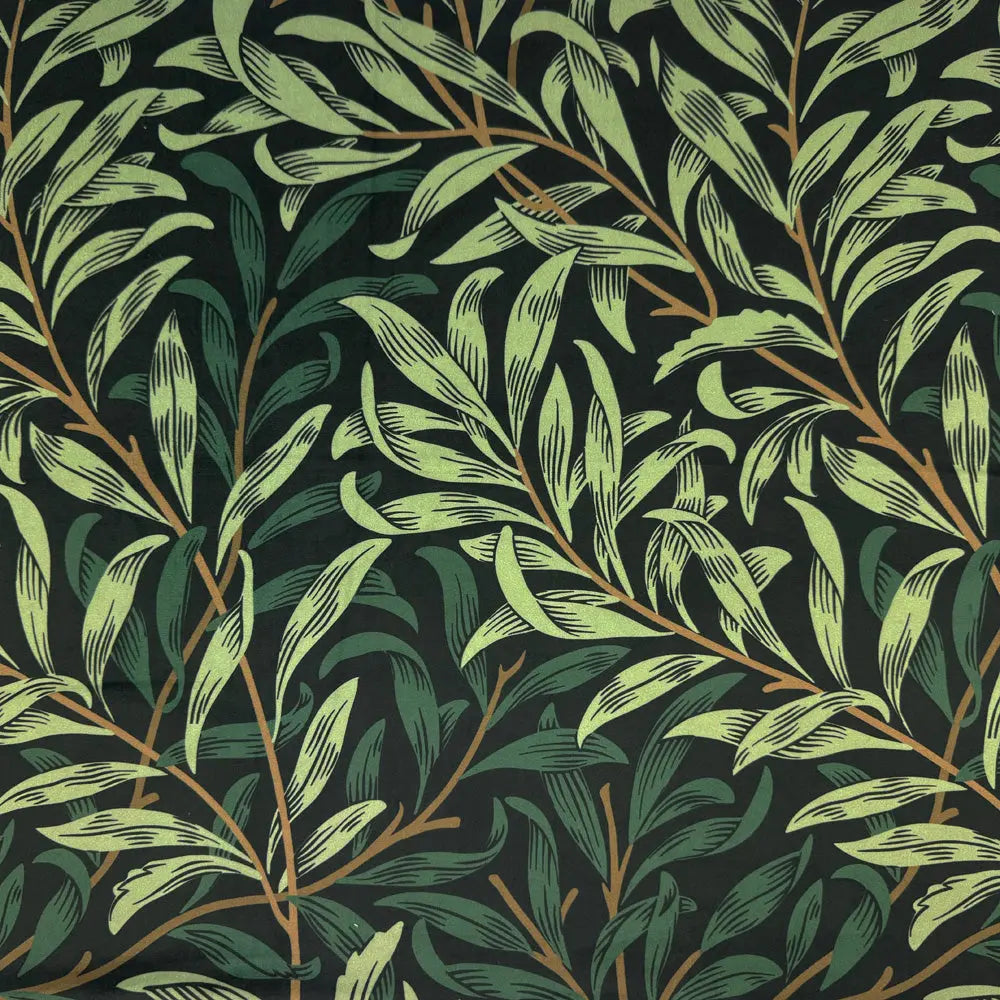 Luxury Printed Velvet Upholstery Fabric – Heavyweight Soft Durable Velvet 58" (148cm) Wide Furnishing Fabric – 15M Roll