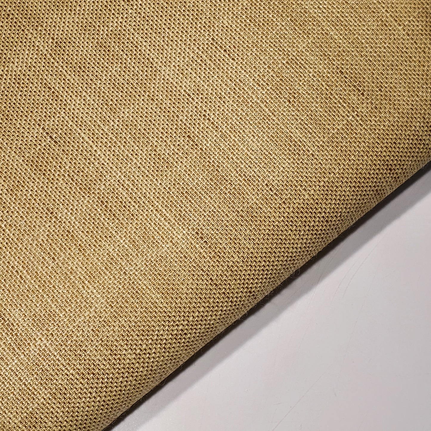 Camel Plain 100% Cotton Linen Fabric Craft Dress Quilting Material 58" By The Roll (25 Meter Roll)