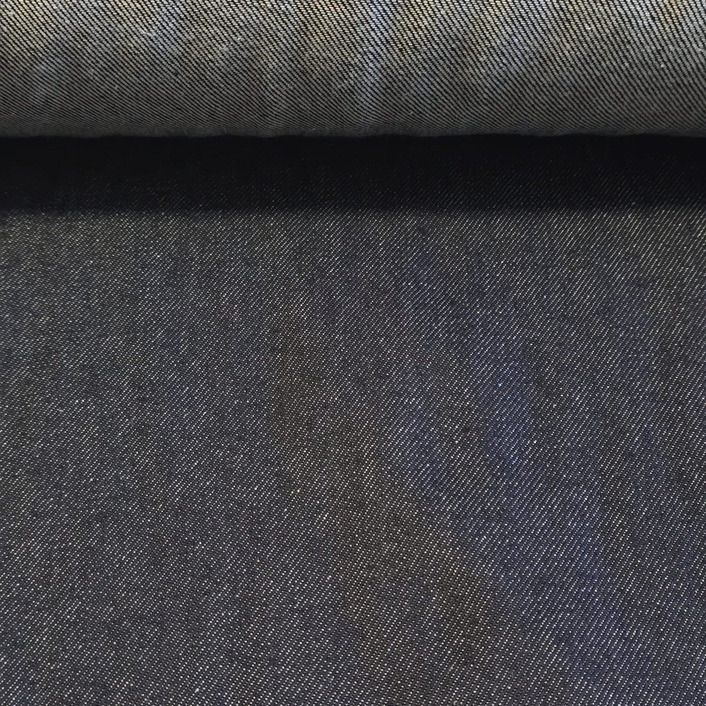 Deep Navy Denim Fabric 12oz Heavy Weight – Extra Wide 180cm | Premium Quality Material for Dressmaking, Crafts & Costumes By The Meter