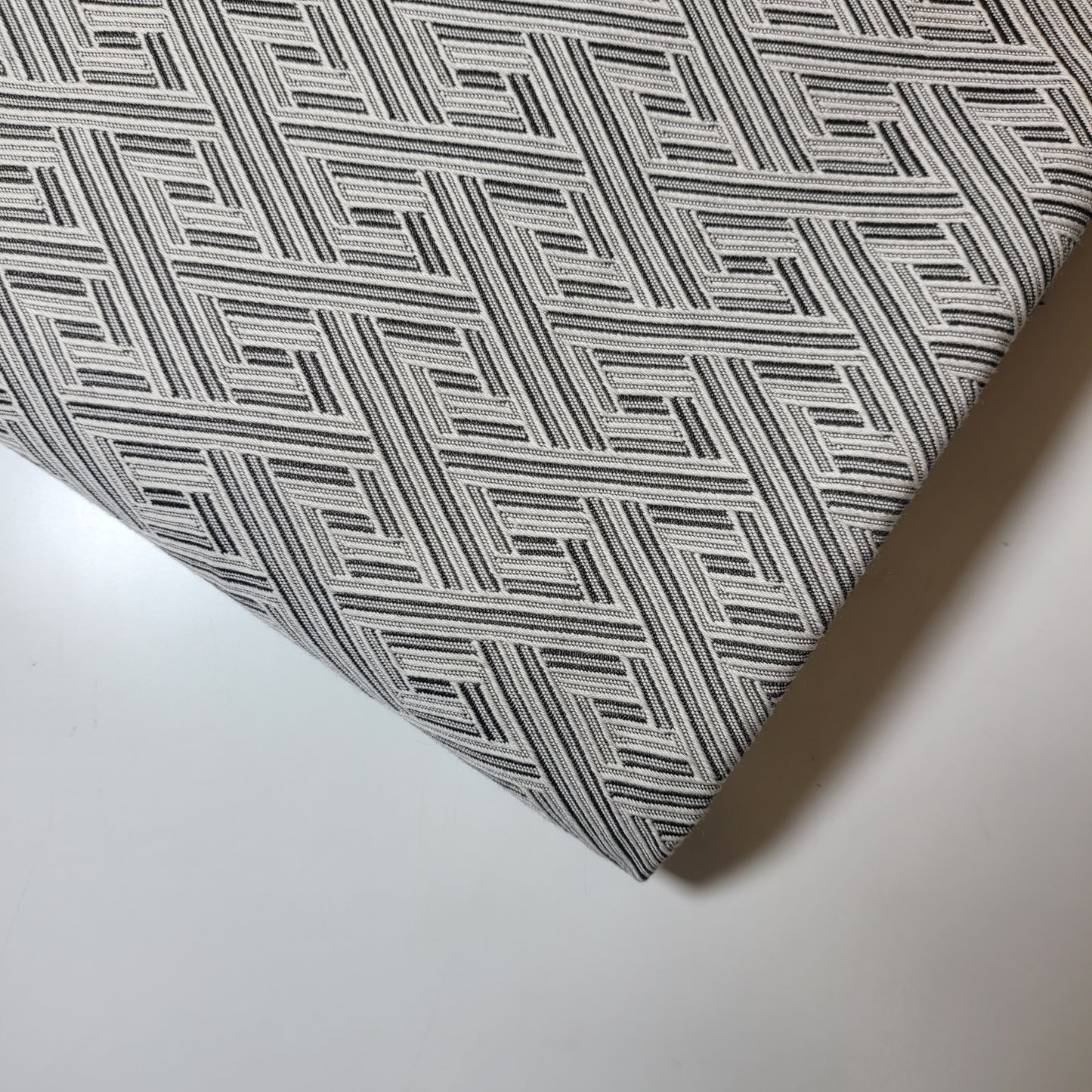 Golden Cross Hatch Jacquard Fabric Medium Weight Curtain Soft Furnishing Fabric 58" By Meter