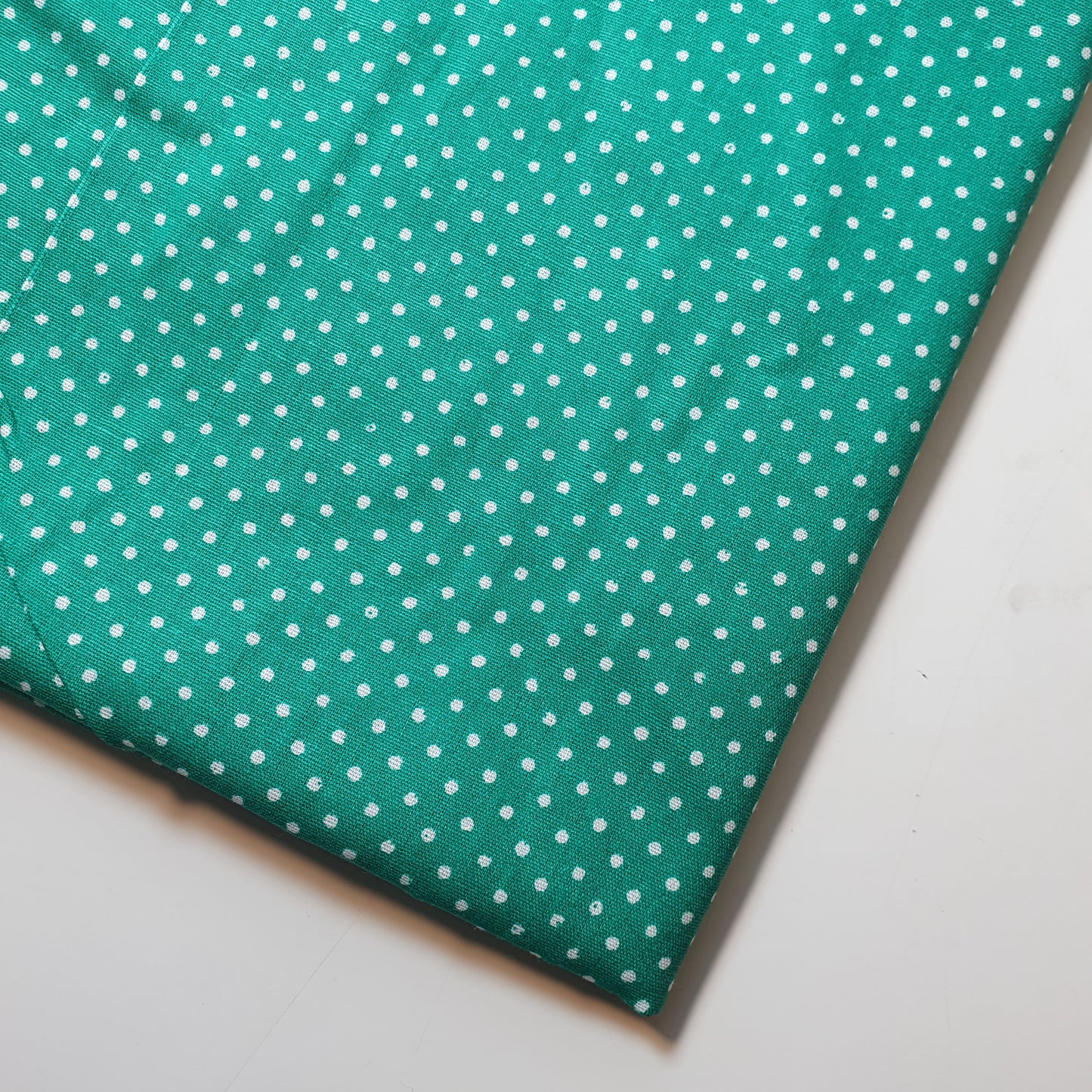 Kingfisher Pea Pin Spot Polka 100 % Baumwolle Batist Stoff Handwerk Quilten Patchwork Material Meter 44"