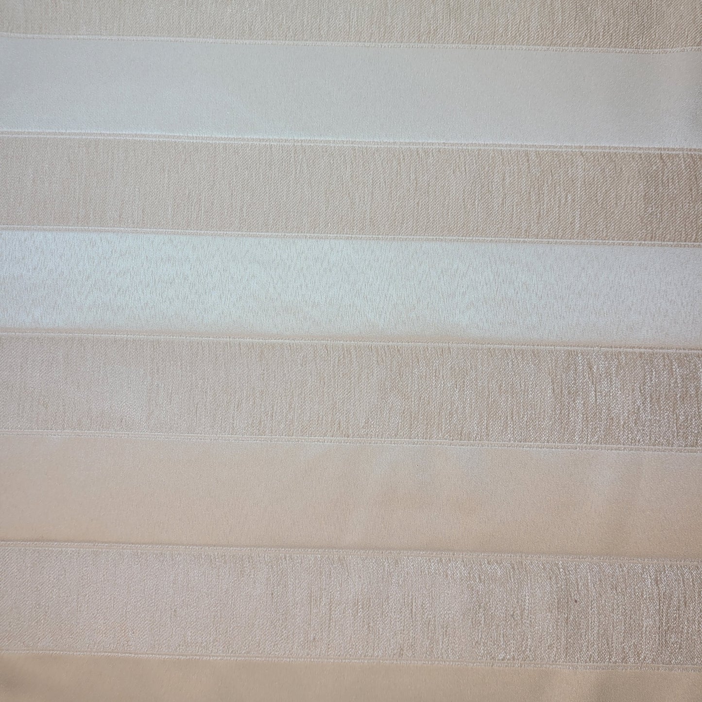 * Clearance * Geometric Stripes & Tartan Chenille Tapestry-Inspired Medium to Heavyweight Curtain & Upholstery Fabrics – 58" Wide",  Sold by the Meter (Ivory Stripe Chenille Velvet)