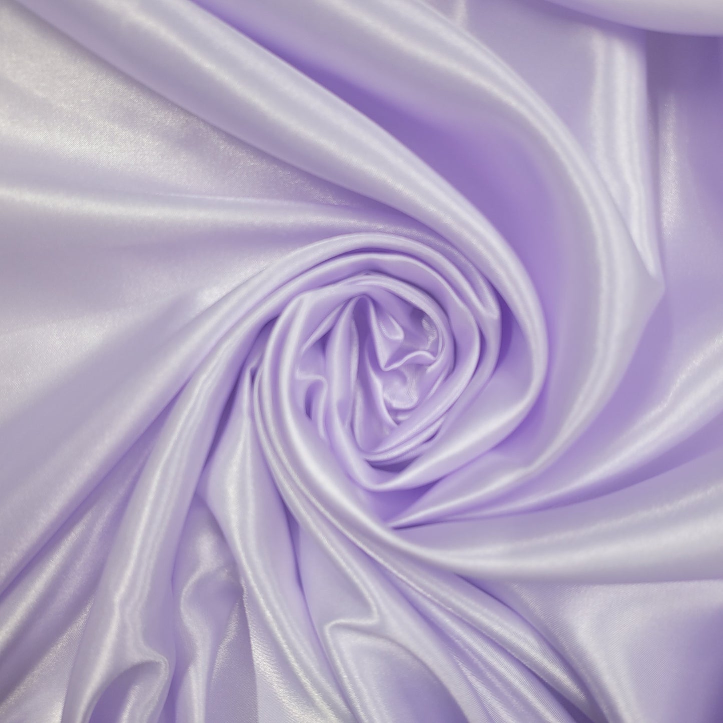 Lilac Plain Silky Satin Fabric Dress Craft Wedding Costume Lining Material 58" -By The Meter