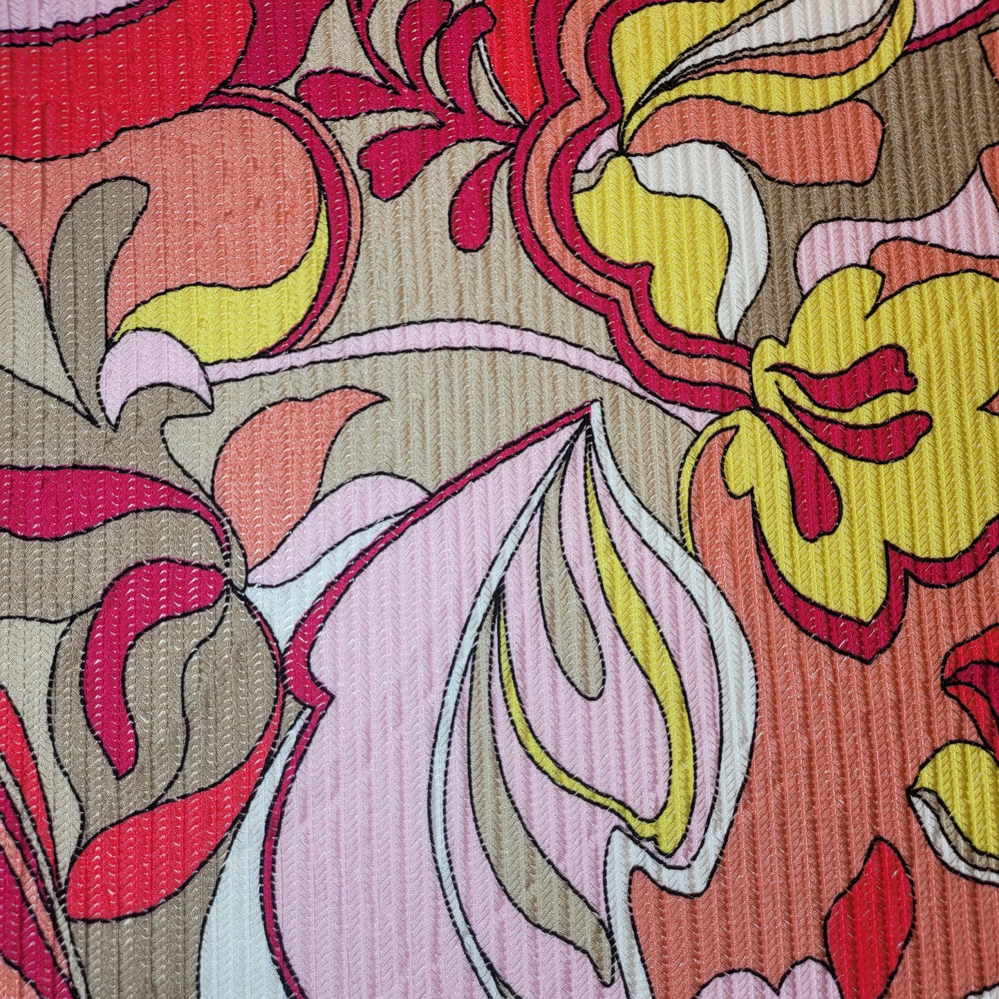 Großer mehrfarbiger Spitzenstoff mit Blumenmuster, Designer-Kleid, Bastelmaterial, 147,3 cm, Meterware