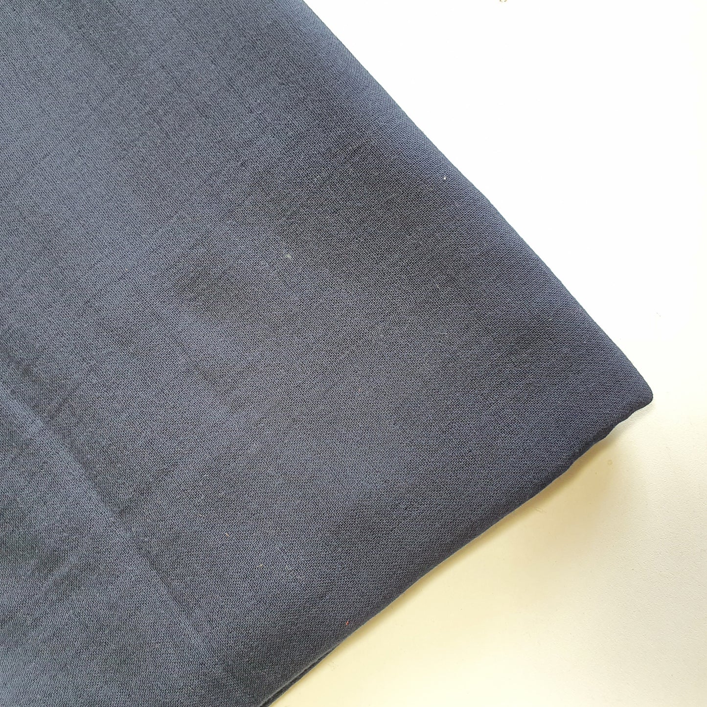 Marineblauer Double Gauze 100% Baumwollstoff Kleid Doppeltuch Musselin Material Meterware 58"