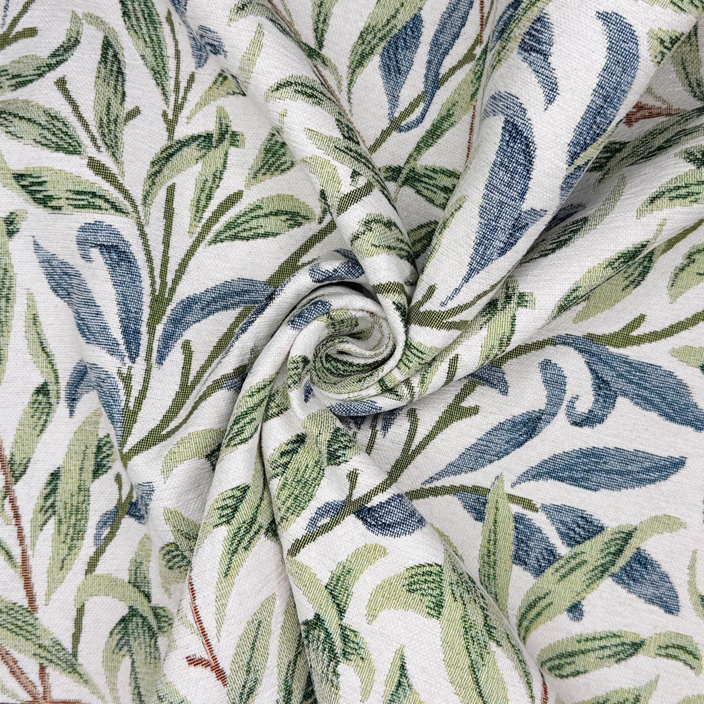 William Morris Cotton Rich Chenille Fabric | Luxury Upholstery 140cm Wide – Sold by the Meter
