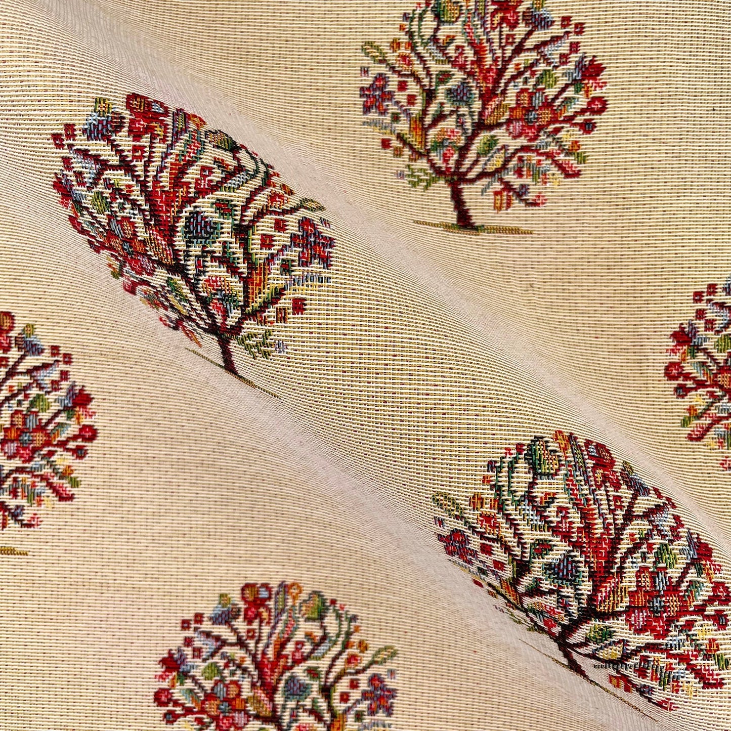 New World Tapestry All Over Fabric | Luxury Cotton Rich Tapestry 140cm Wide – Sold by the Meter