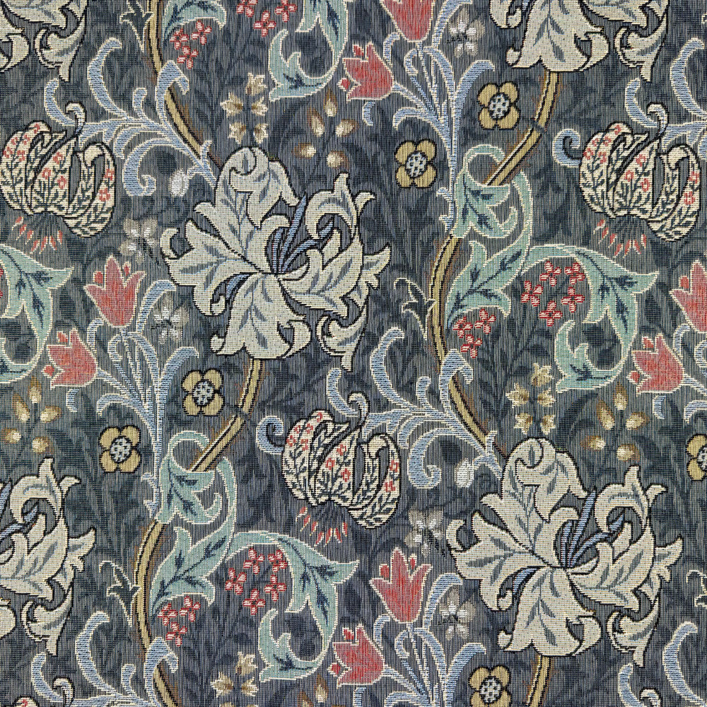 William Morris Tapestry Fabric | Luxury Cotton Rich Side-Matching Tapestry 55" (140cm) Wide – Sold by the Meter