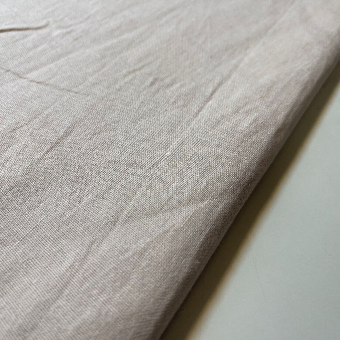 Baumwoll-Kaliko-Canvas, naturfarben/floral, gepunktet, Patchworkstoff, 147,3 cm