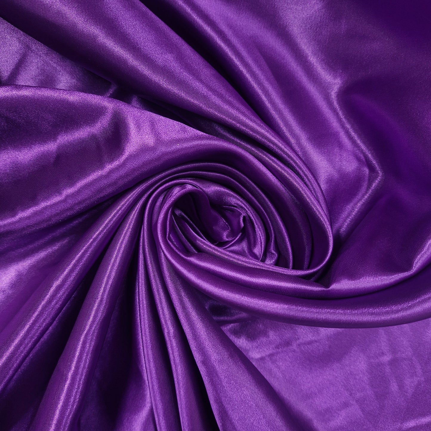 Purple Plain Silky Satin Fabric Dress Craft Wedding Costume Lining Material 58" -By The Meter