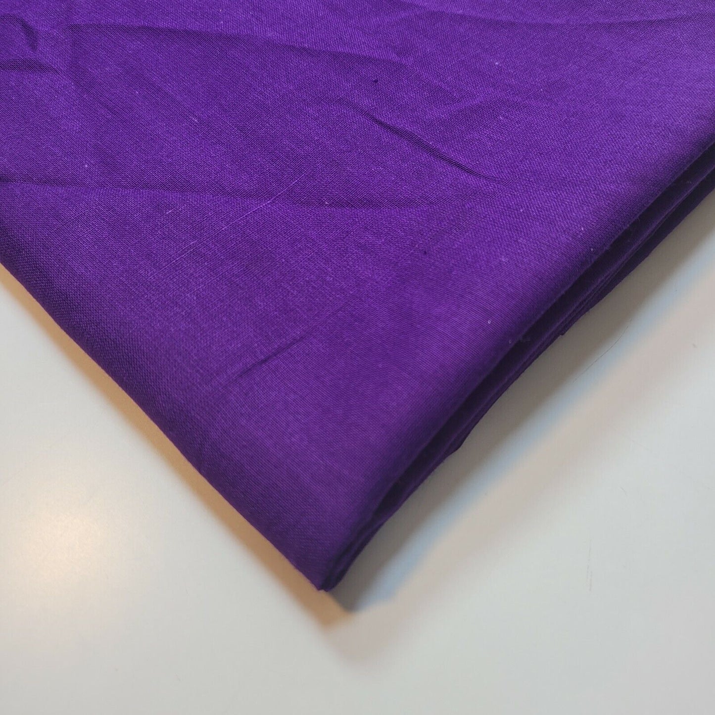 Purple 100% Cotton Muslin Fabric Sheer Gauze Plain Weave 44” Wide Dress Lining, Crafts Costume Material By The Meter