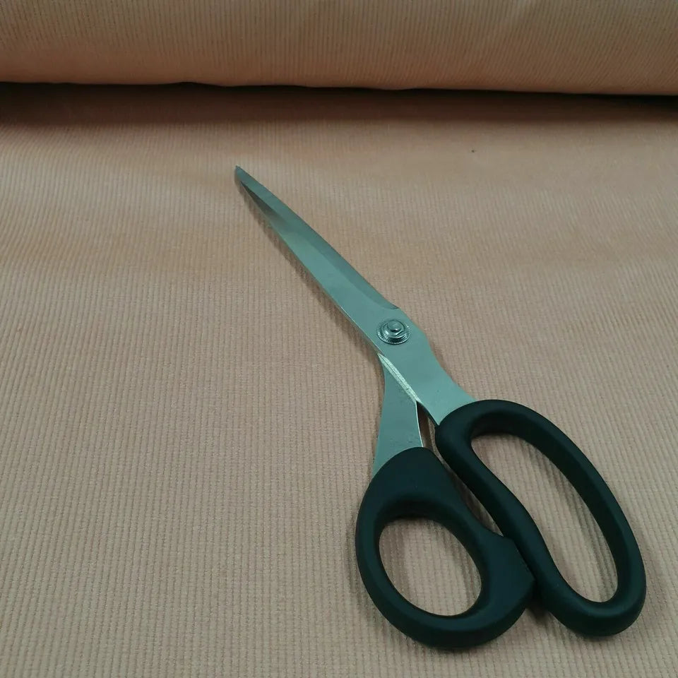 Pfirsichfarbener Cordstoff aus 100 % Baumwolle, gewebt, Samt, Cordstoff, Polsterstoff, Kleidermaterial, 147,3 cm