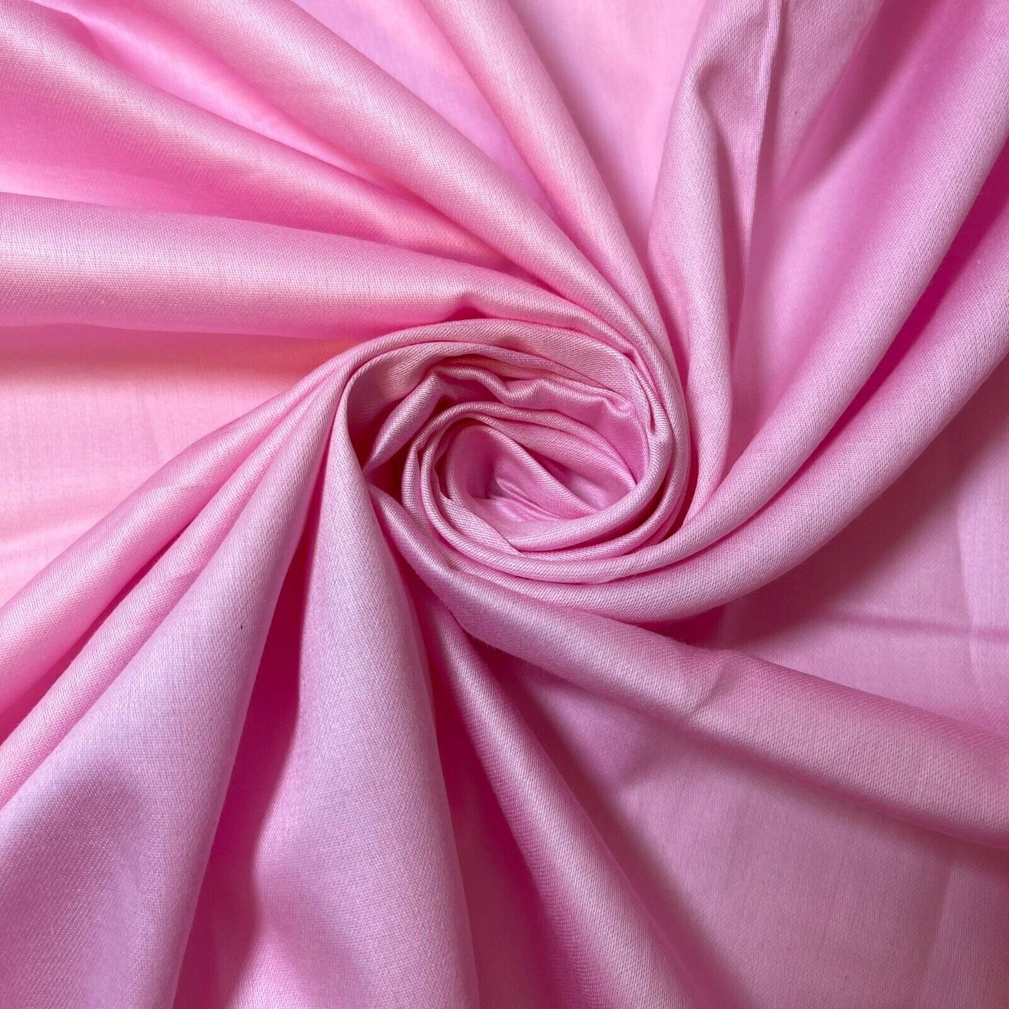 Rosa 100 % Baumwollsatin Material Vorhang Futter Kleid Handwerk Quilten Stoff 44" pro Meter