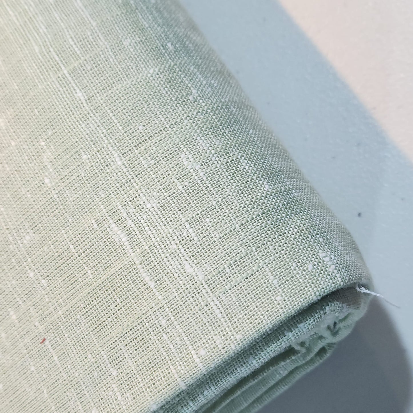 100% Natural Cotton Linen Fabric Soft Mélange Dress Craft Quilting Material 44" By The Meter