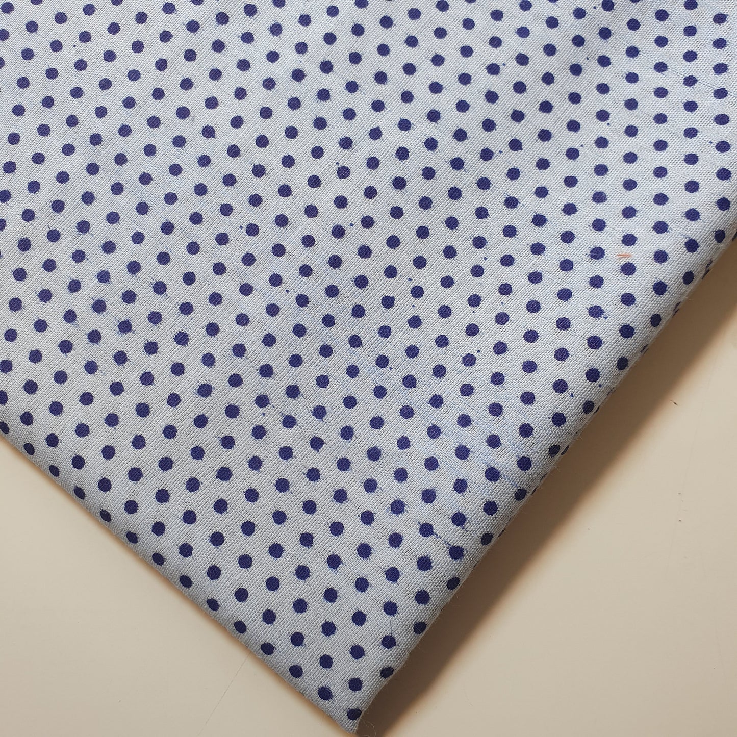 Kingfisher Pea Pin Spot Polka 100 % Baumwolle Batist Stoff Handwerk Quilten Patchwork Material Meter 44"