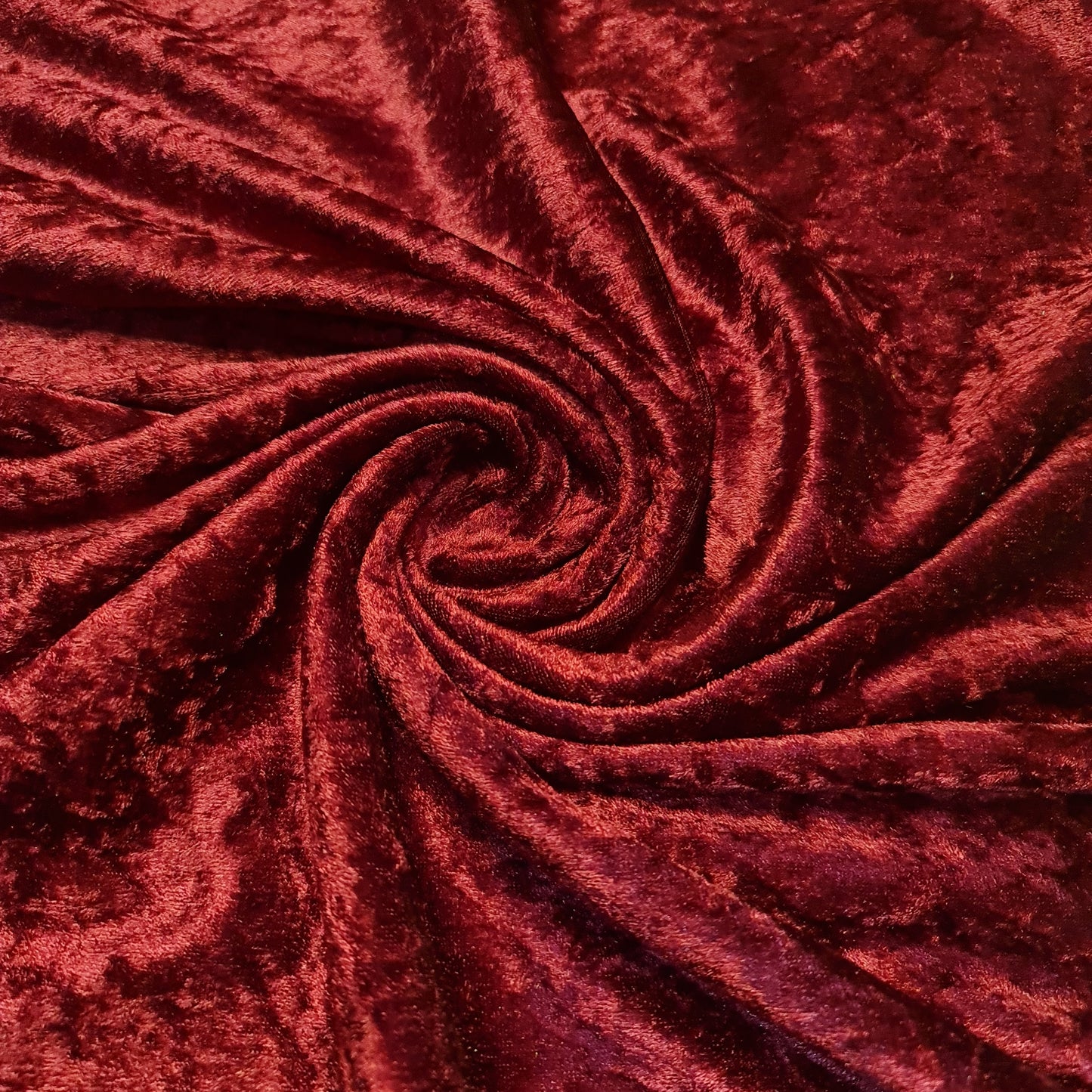 Weinroter, schlichter Pannesamtstoff, Stretch-Velours, 150 cm breit, Meterware