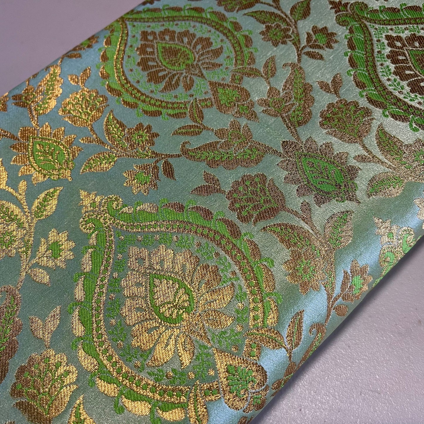 Metallic Floral Weave Brocade Material Dress Craft Costume Fabric 44" Wide By The Meter