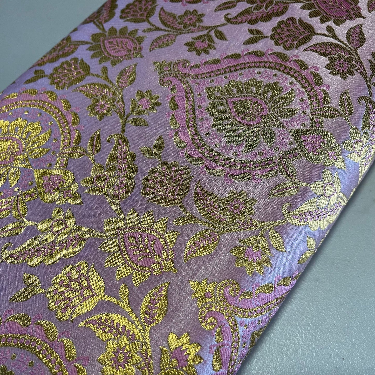 Metallic Floral Weave Brocade Material Dress Craft Costume Fabric 44" Wide By The Meter