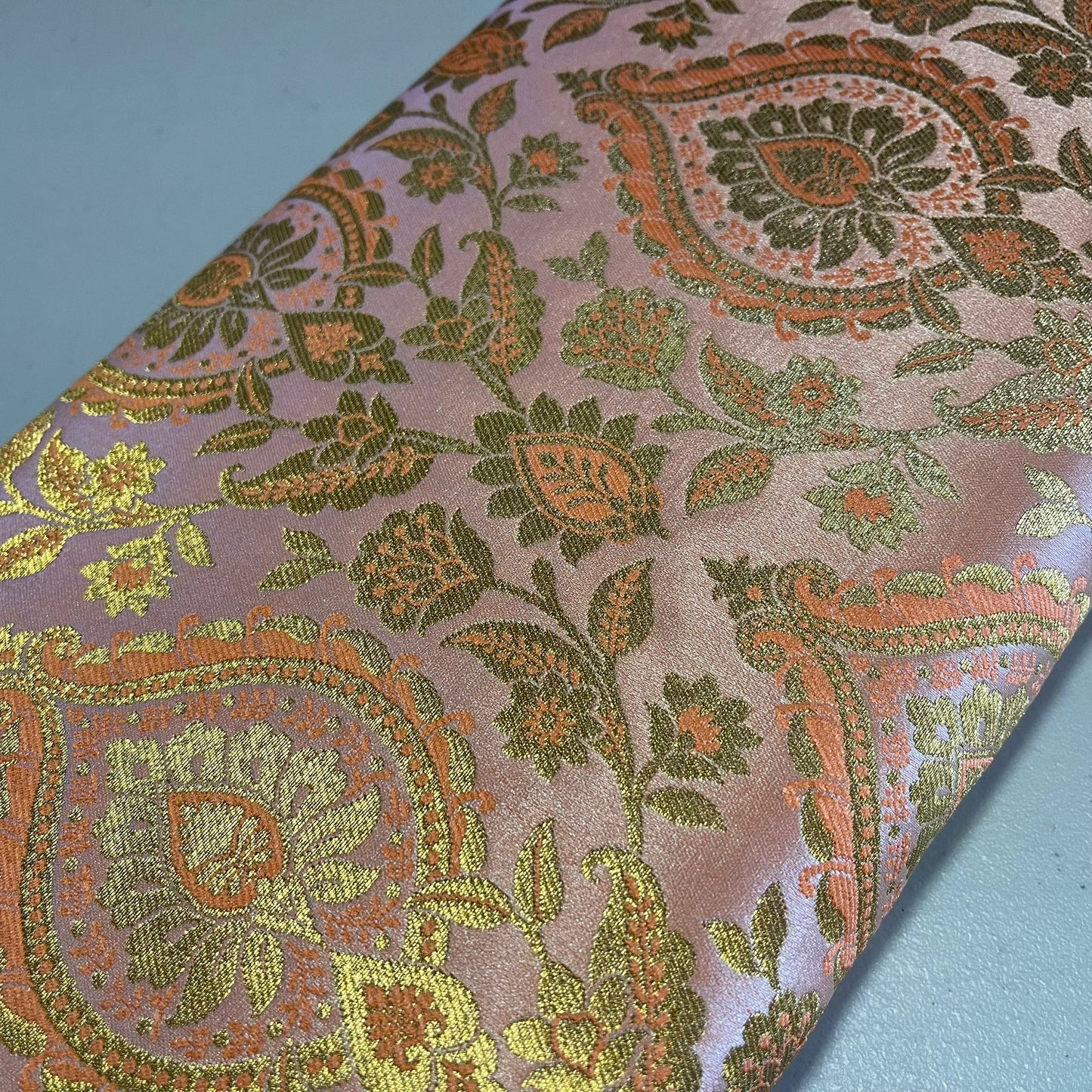 Metallic Floral Weave Brocade Material Dress Craft Costume Fabric 44" Wide By The Meter