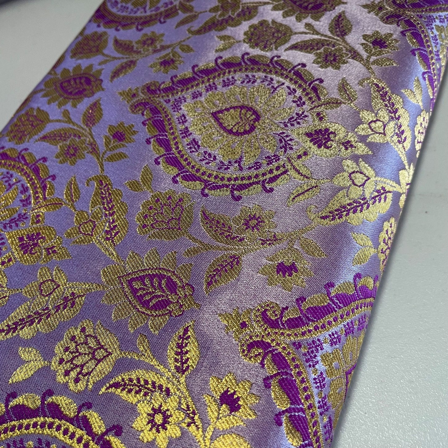 Metallic Floral Weave Brocade Material Dress Craft Costume Fabric 44" Wide By The Meter