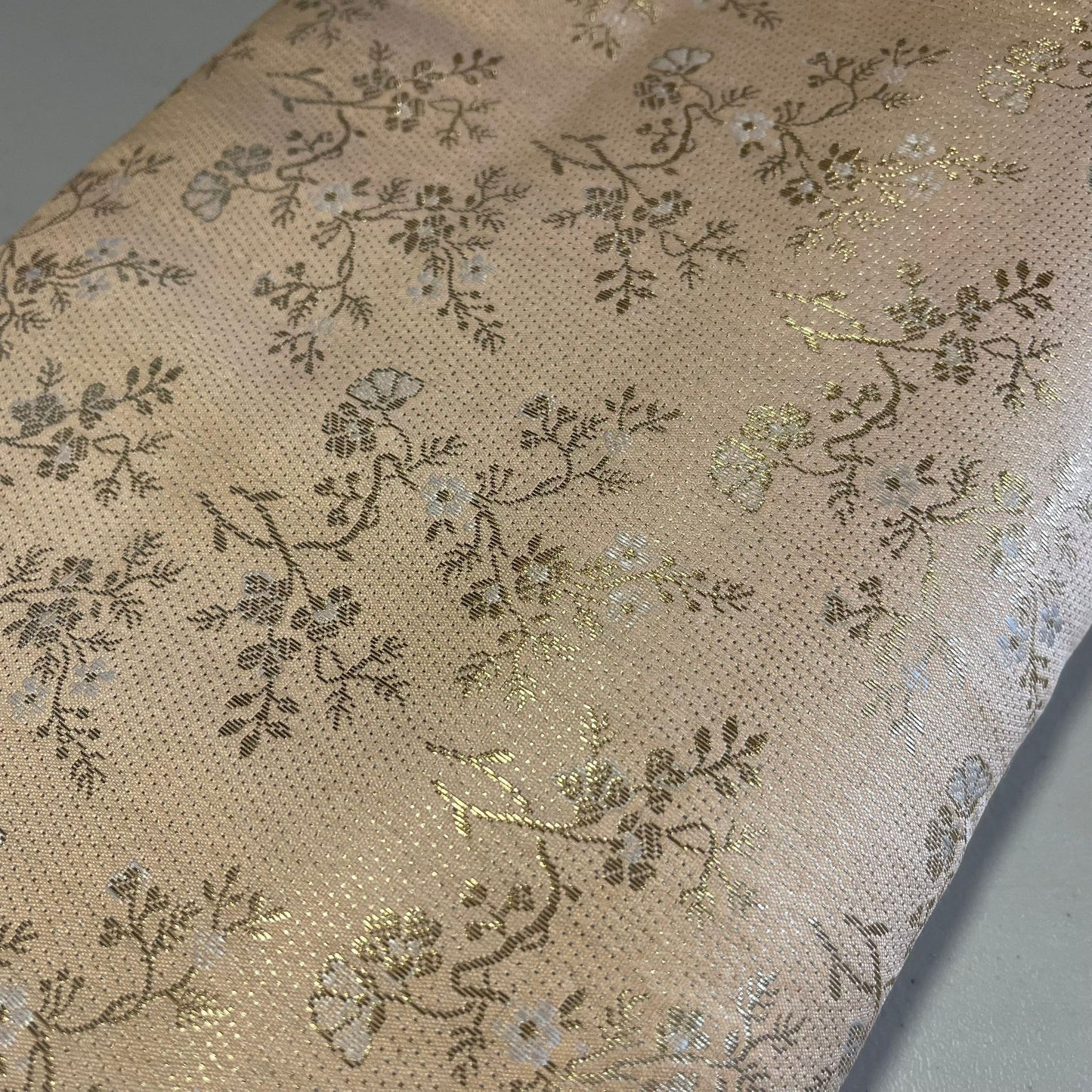 Metallic Floral Blossom Brocade Fabric Dress Craft Costume Material 44" Wide By The Meter