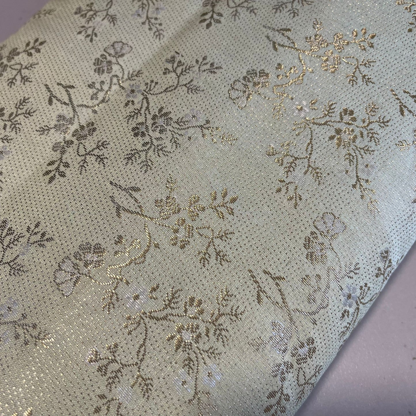 Metallic Floral Blossom Brocade Fabric Dress Craft Costume Material 44" Wide By The Meter