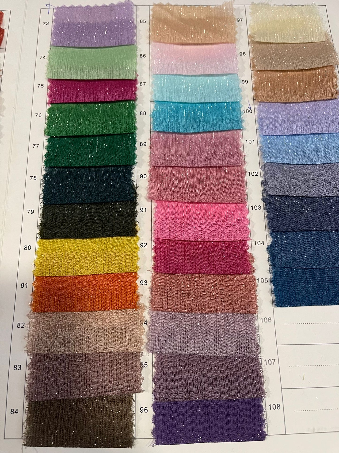 Crinkle Chiffon Crepe Material Lurex Glitter Dress Drape Craft Fabric 58" By The Meter