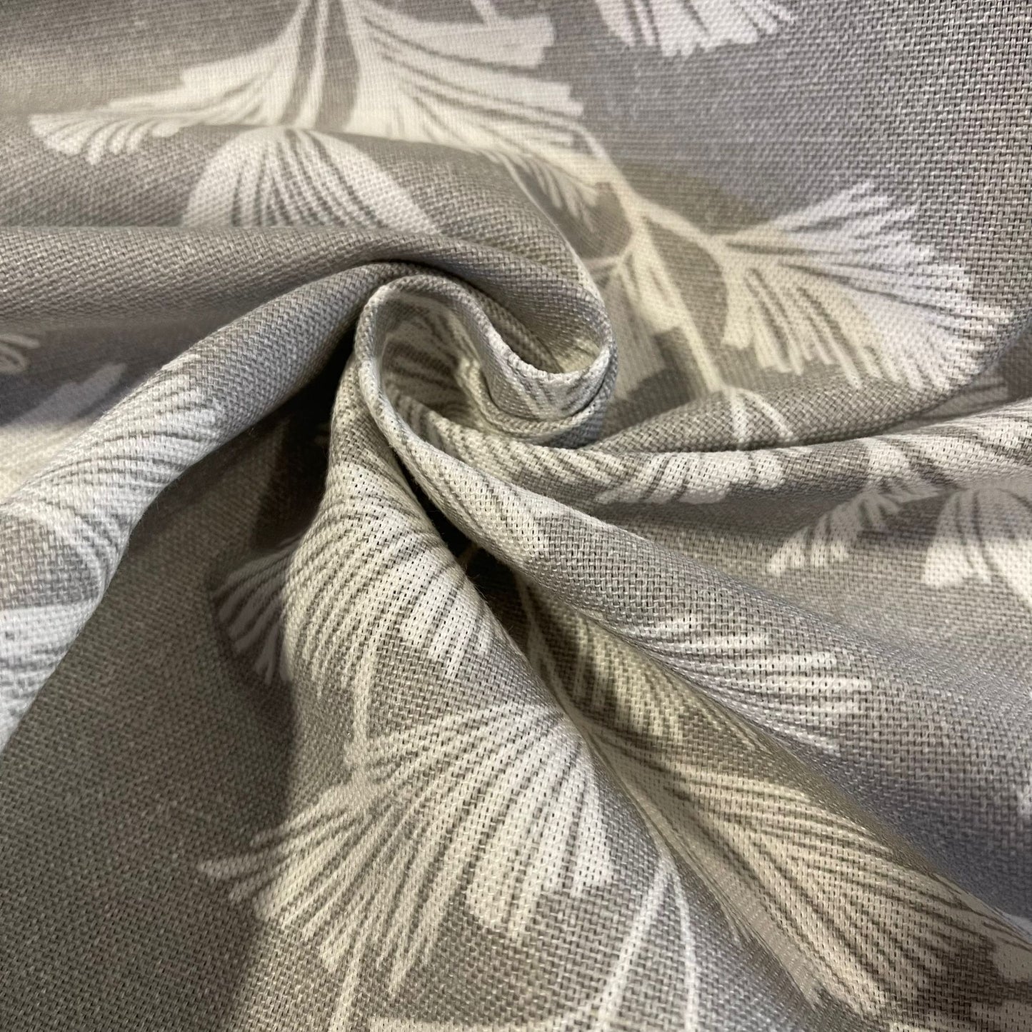 Grey Wildflower Meadow Laura Ashley Canvas Fabric Dressmaking Craft Material 150cm Wide By The Meter