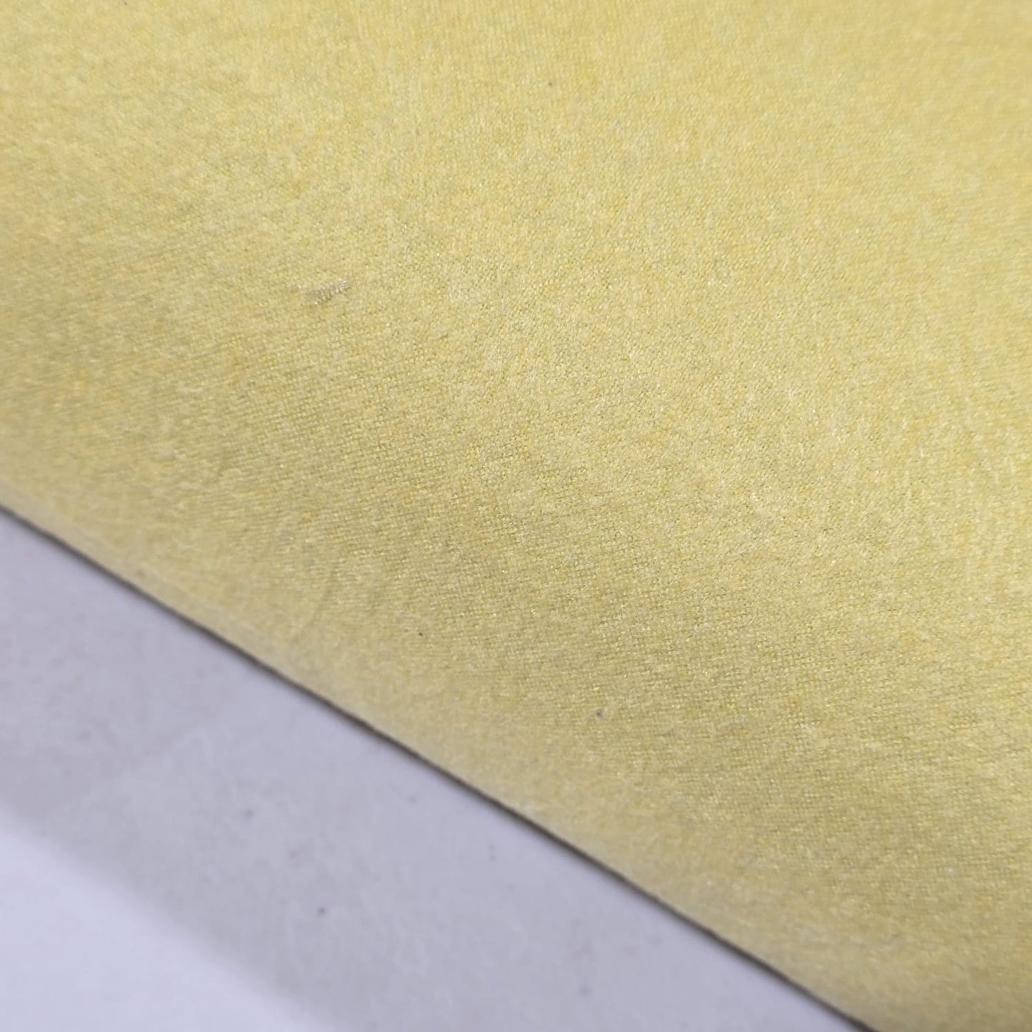 Lemon Brushed 100% Cotton Flannel Fabric Plain Soft Craft Dress Material 58" By The Meter