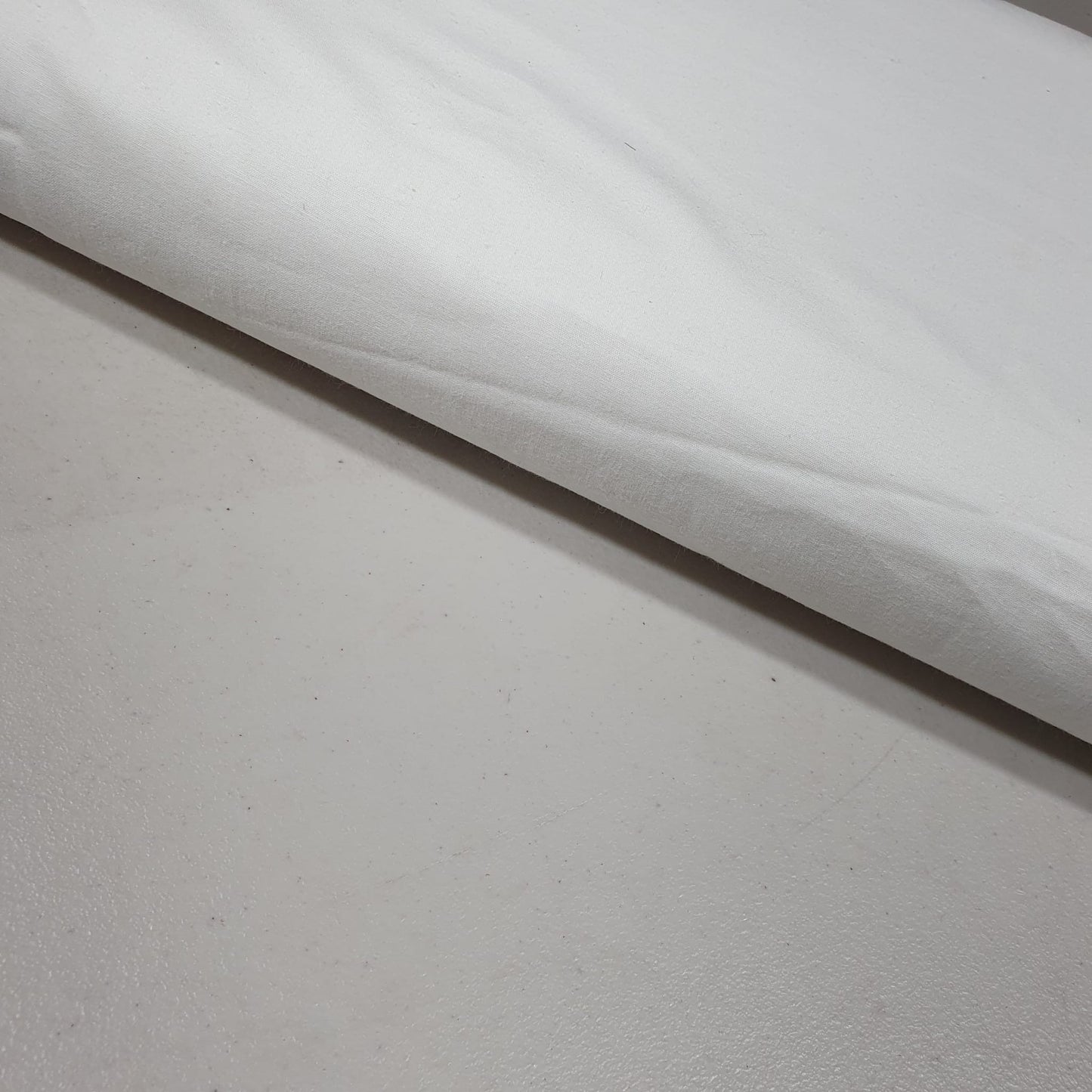 Ivory Plain Cotton Poplin Fabric Dress Craft Quilting Material 58" By The Meter